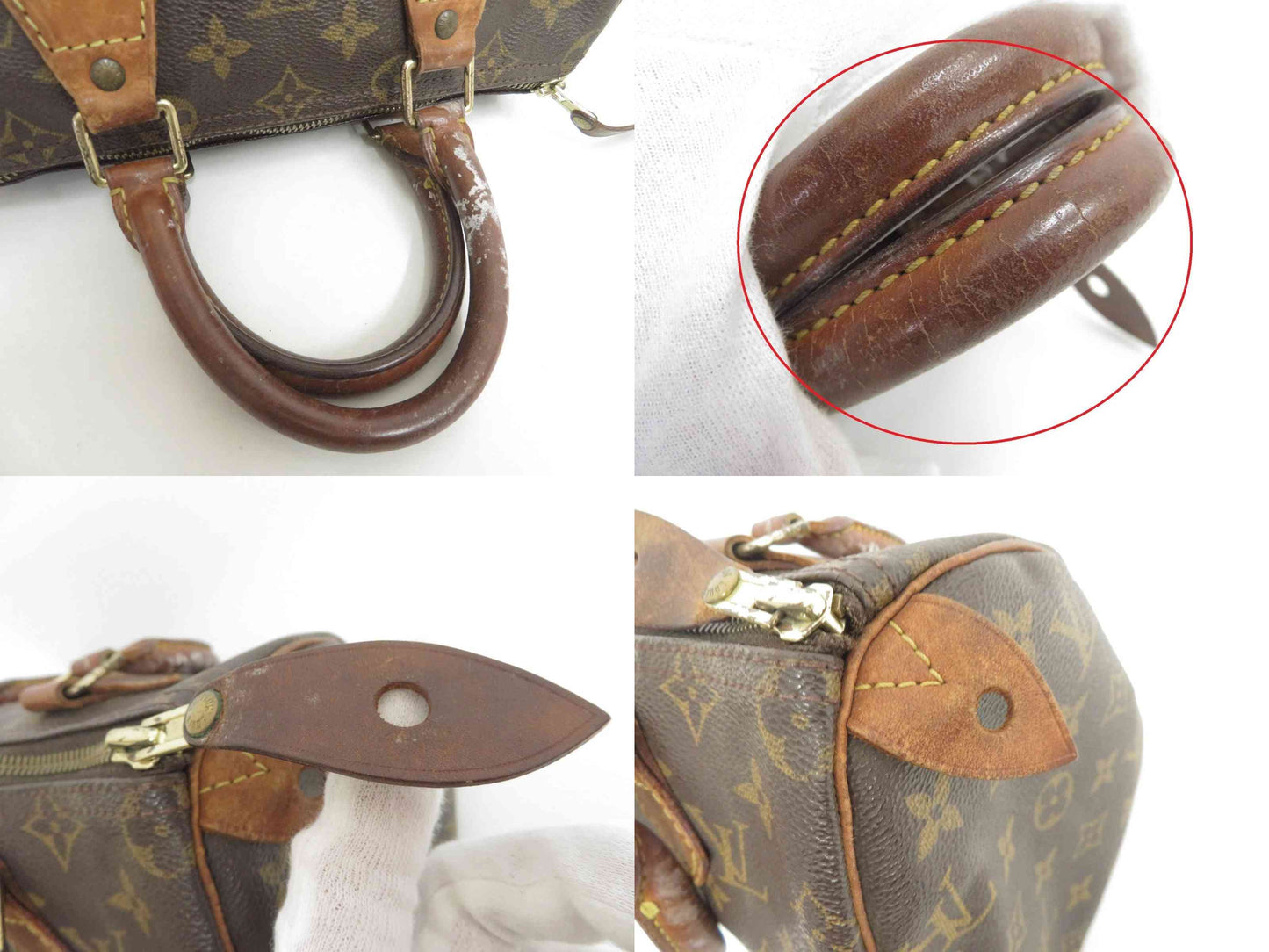 Louis Vuitton Speedy 25 Handbag Monogram Brown SP1928