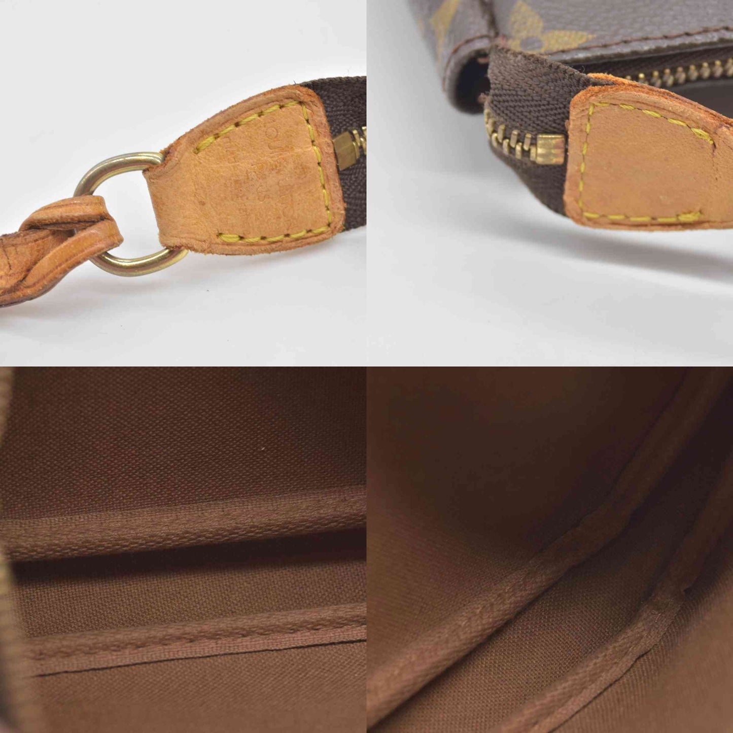 $1660 Louis Vuitton Monogram Pochette Accessories Pouch Bag AR0032