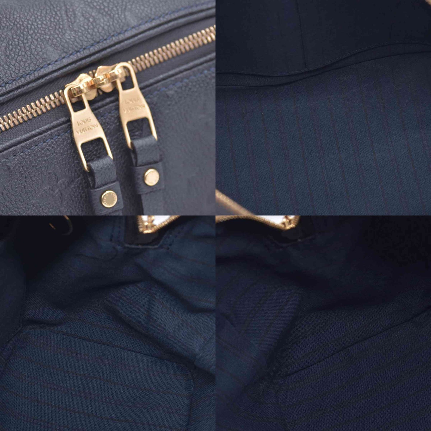 $2610 2013 Louis Vuitton Empreinte Speedy Bandouliere 25 Black DU1183
