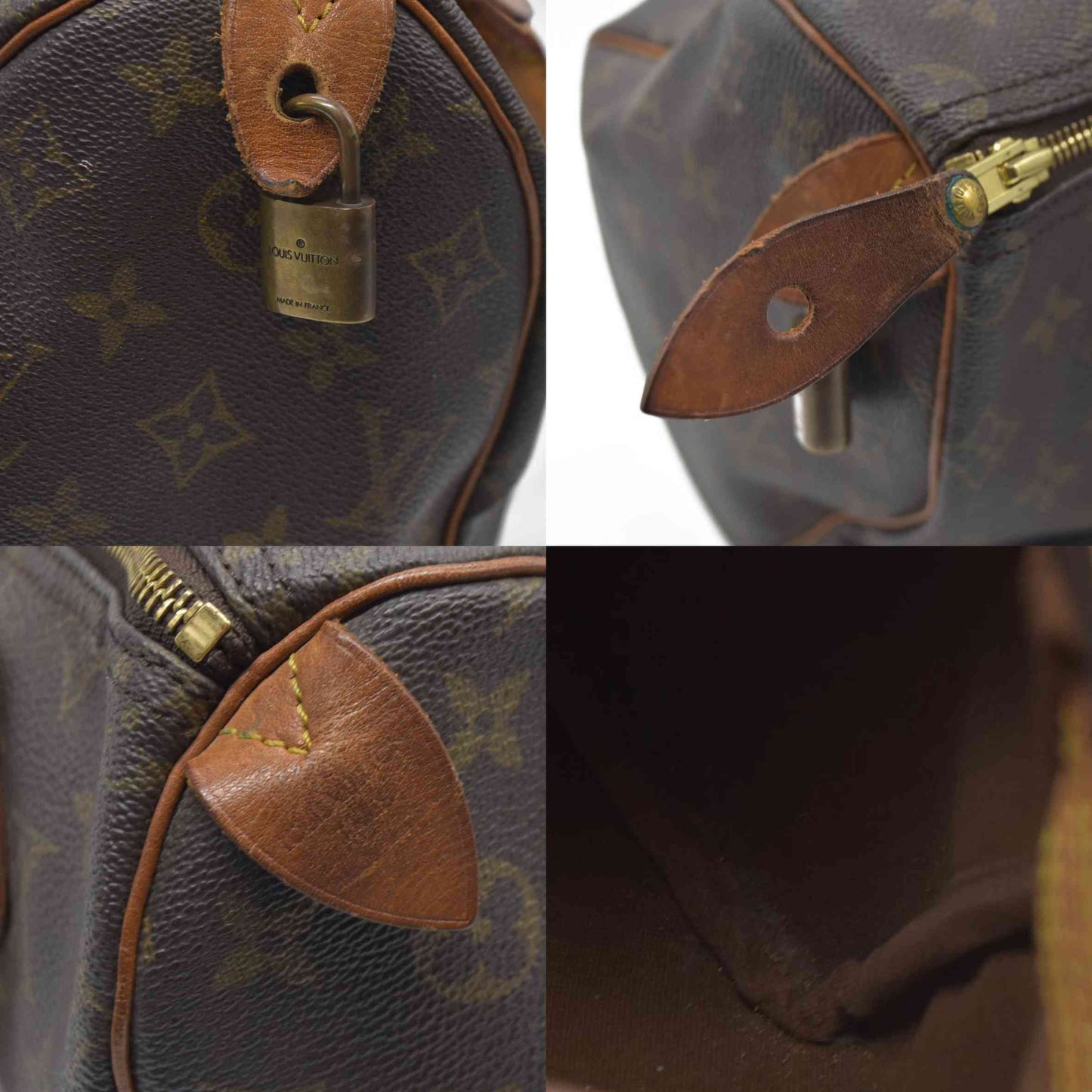 Louis Vuitton Speedy 25 Handbag Monogram Brown SD1923