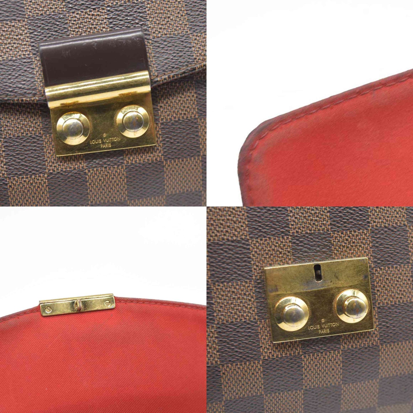 $1960 Louis Vuitton  Damier Ebene Croisette