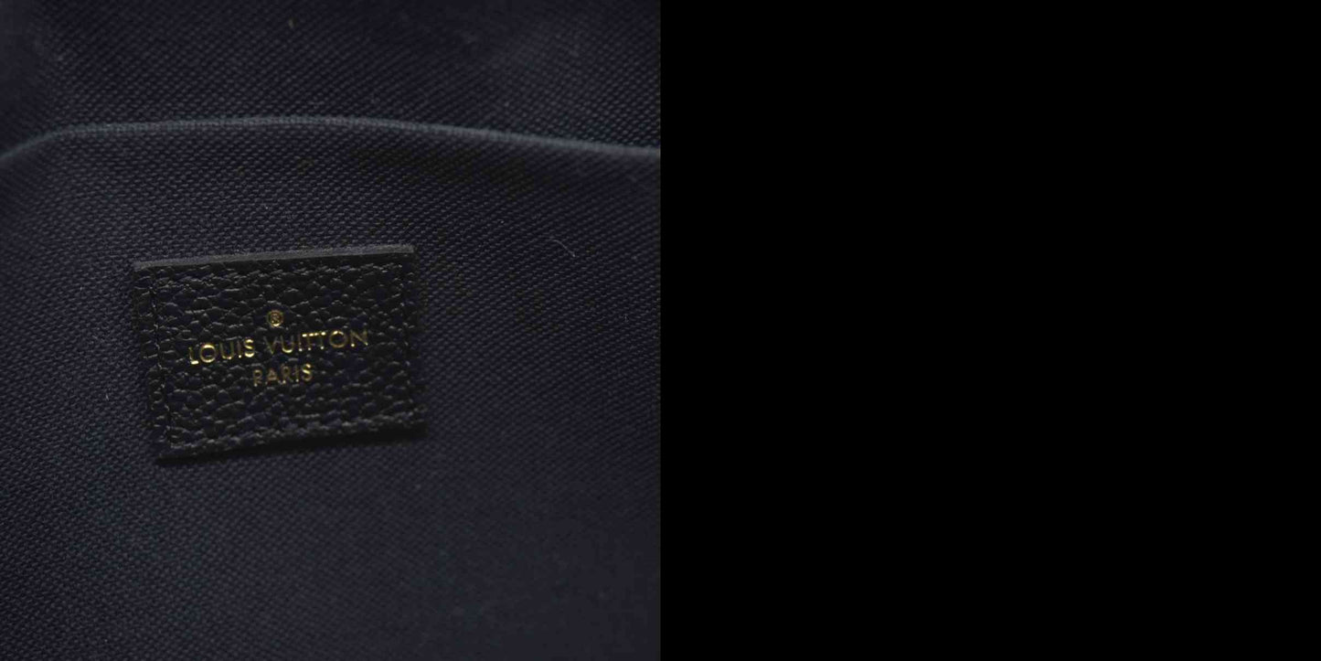 $1720 Louis Vuitton LV Monogram Pochette Félicie Black RFID
