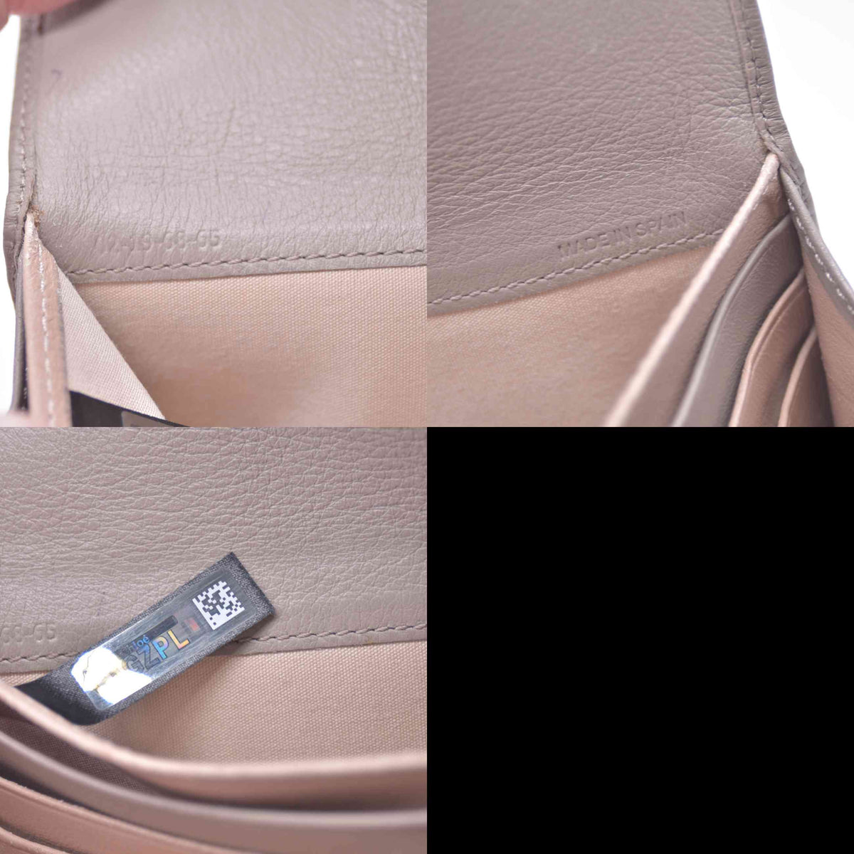 $525 Chloe Indy Long Flap Wallet Beige