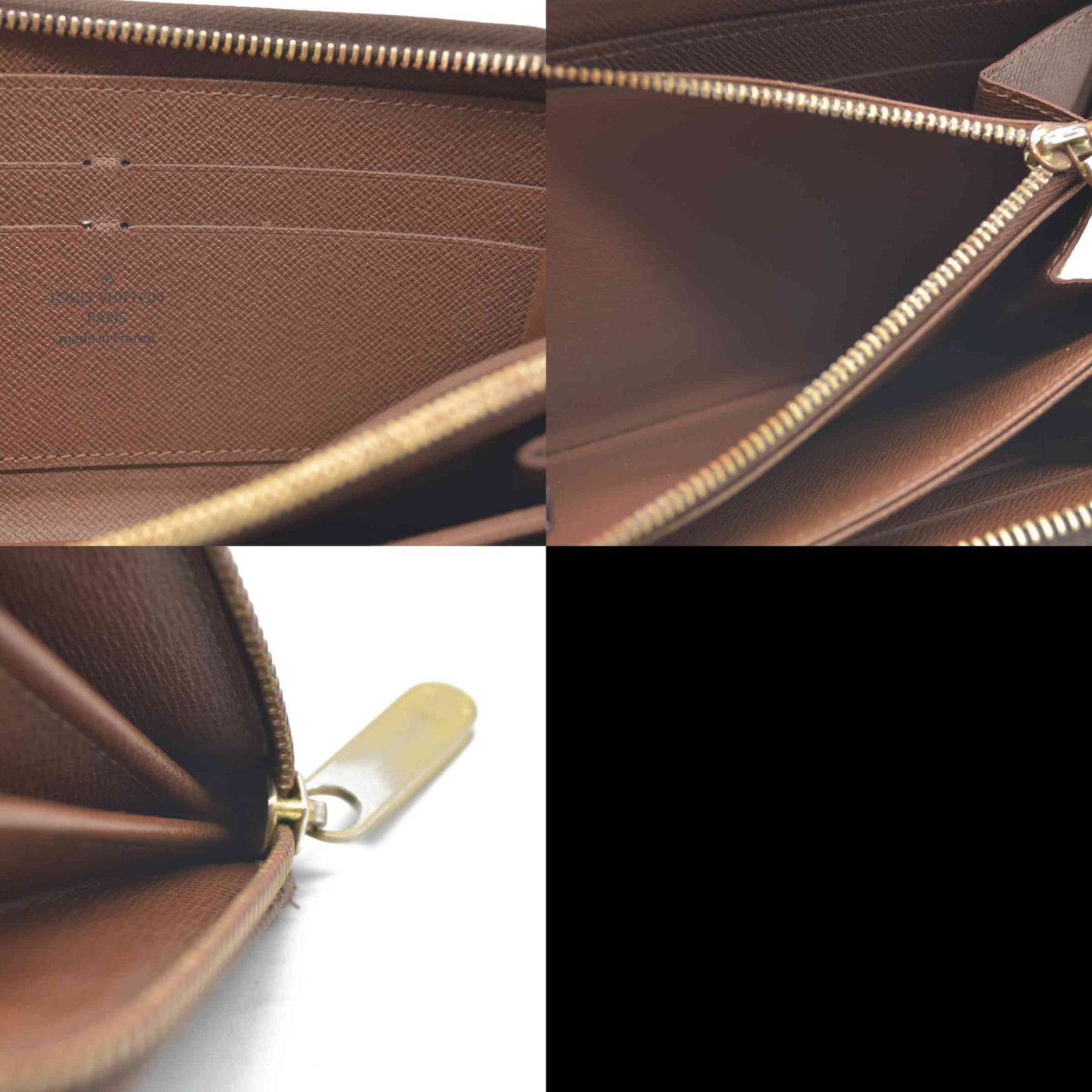 AUCTION $915 Louis Vuitton Monogram Zippy Wallet SP0143 2013