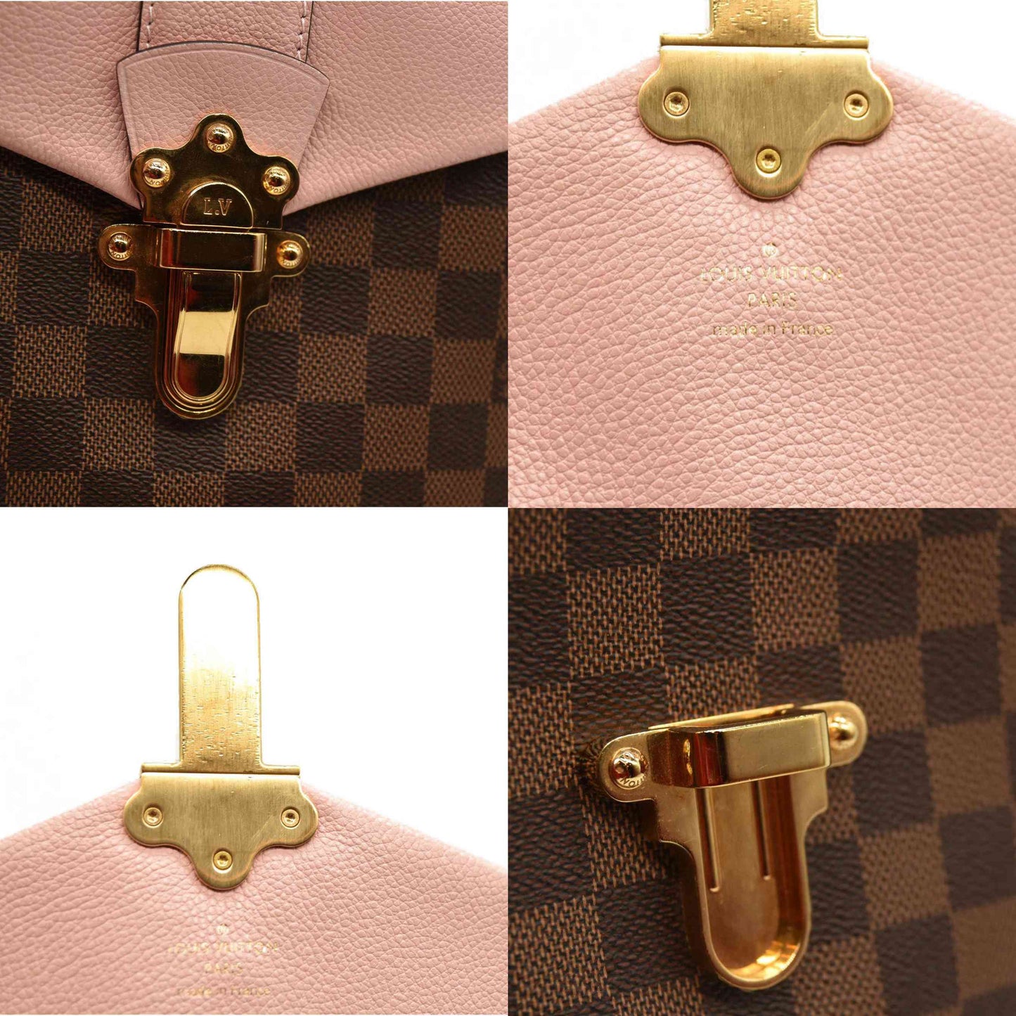 Louis Vuitton  Damier Ebene Clapton Backpack Magnolia