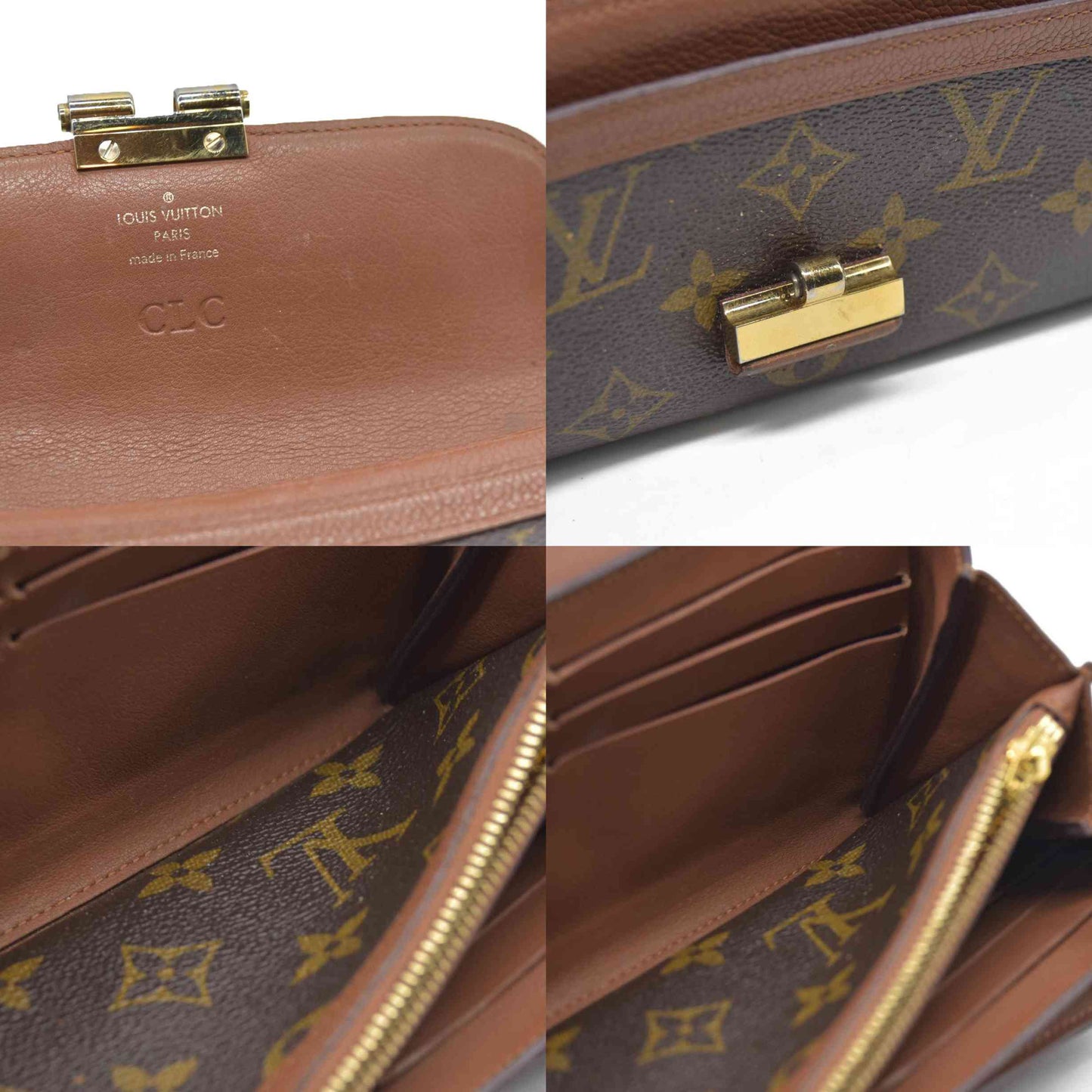 $1400 Louis Vuitton  Monogram Elysee Wallet Bordeaux