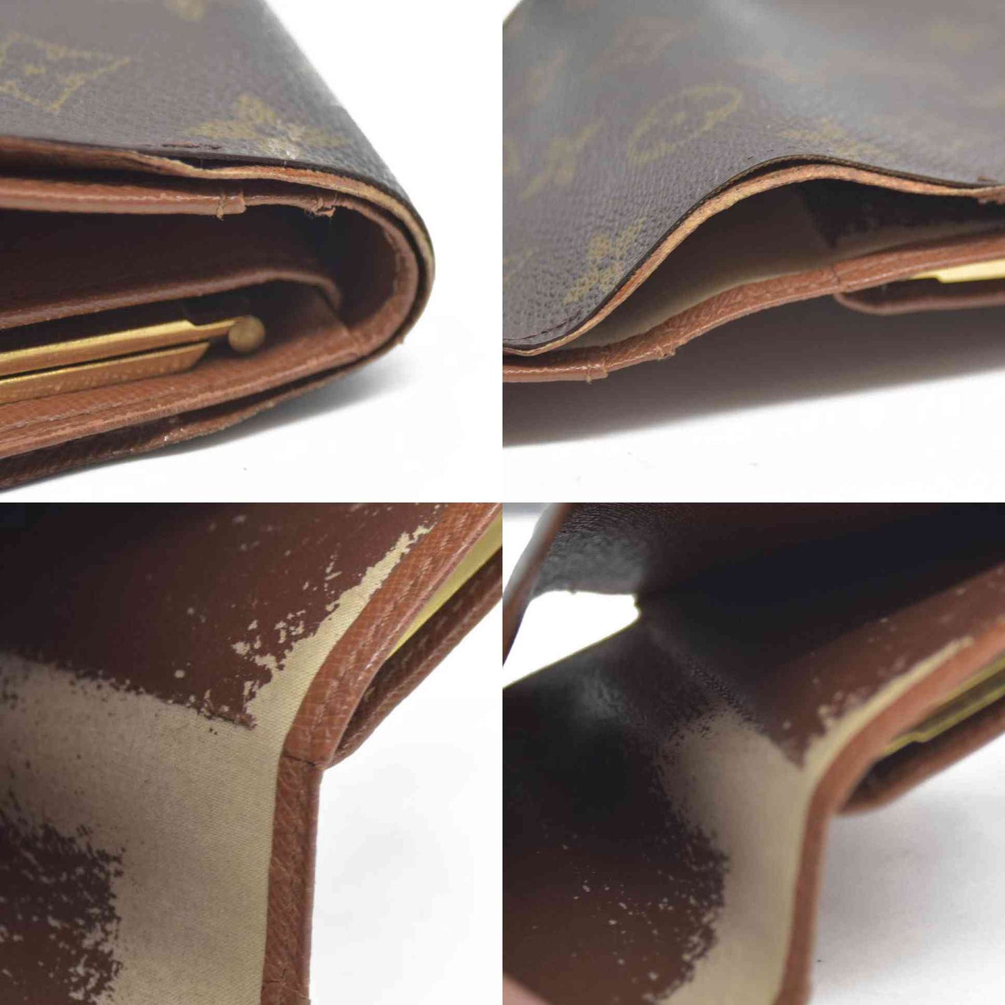 Louis Vuitton Monogram Porte Monnaie Billets Viennois Bifold Wallet CA0010