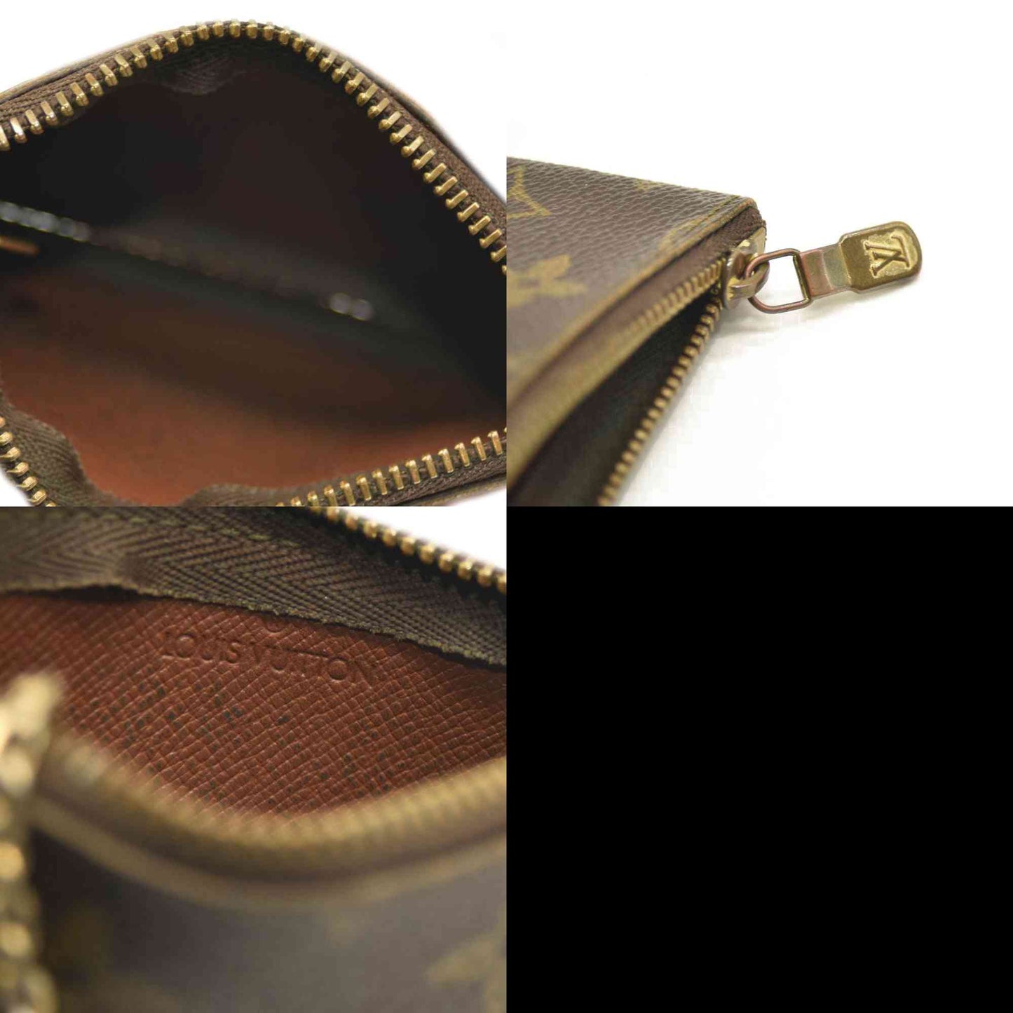 LOUIS VUITTON Monogram Key Pouch ET8811