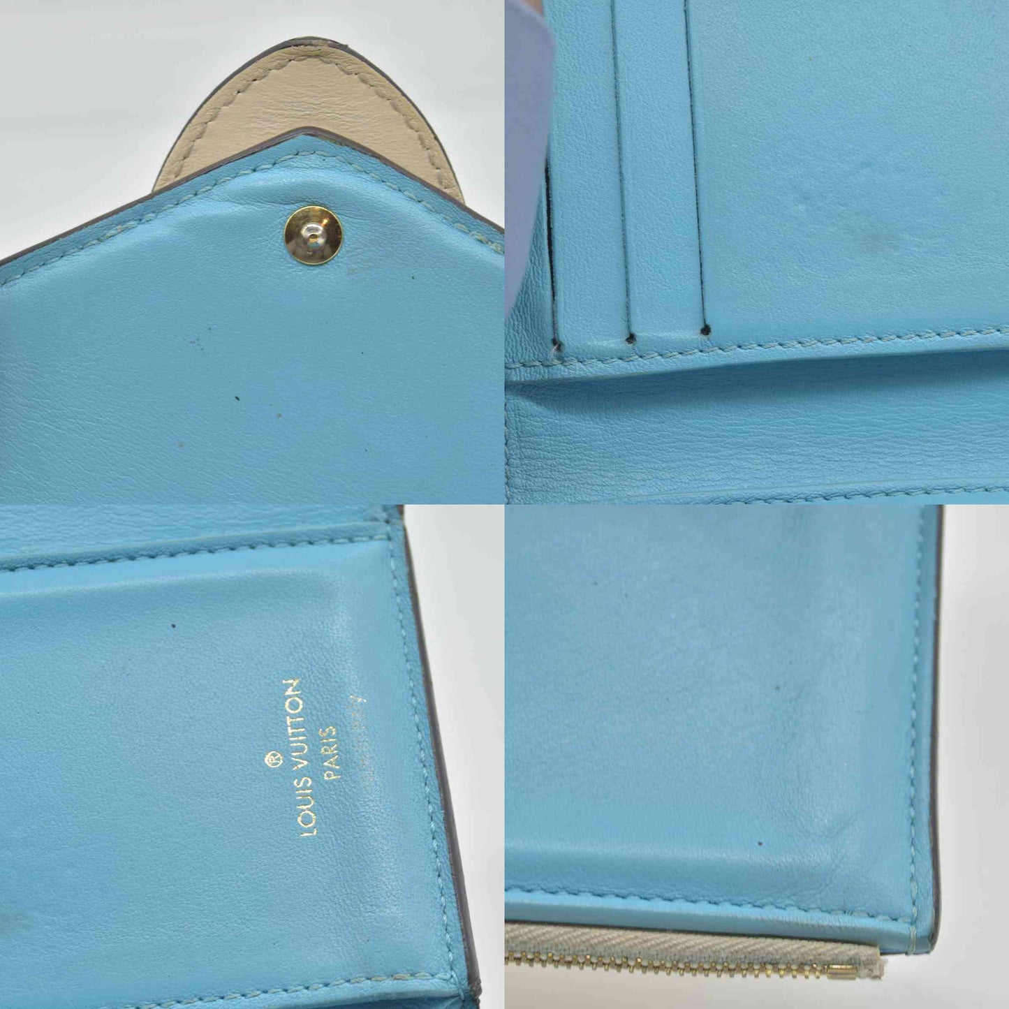 $705 2020 LOUIS VUITTON Portefeuille Pont Neuf Trifold Compact Wallet FH3210
