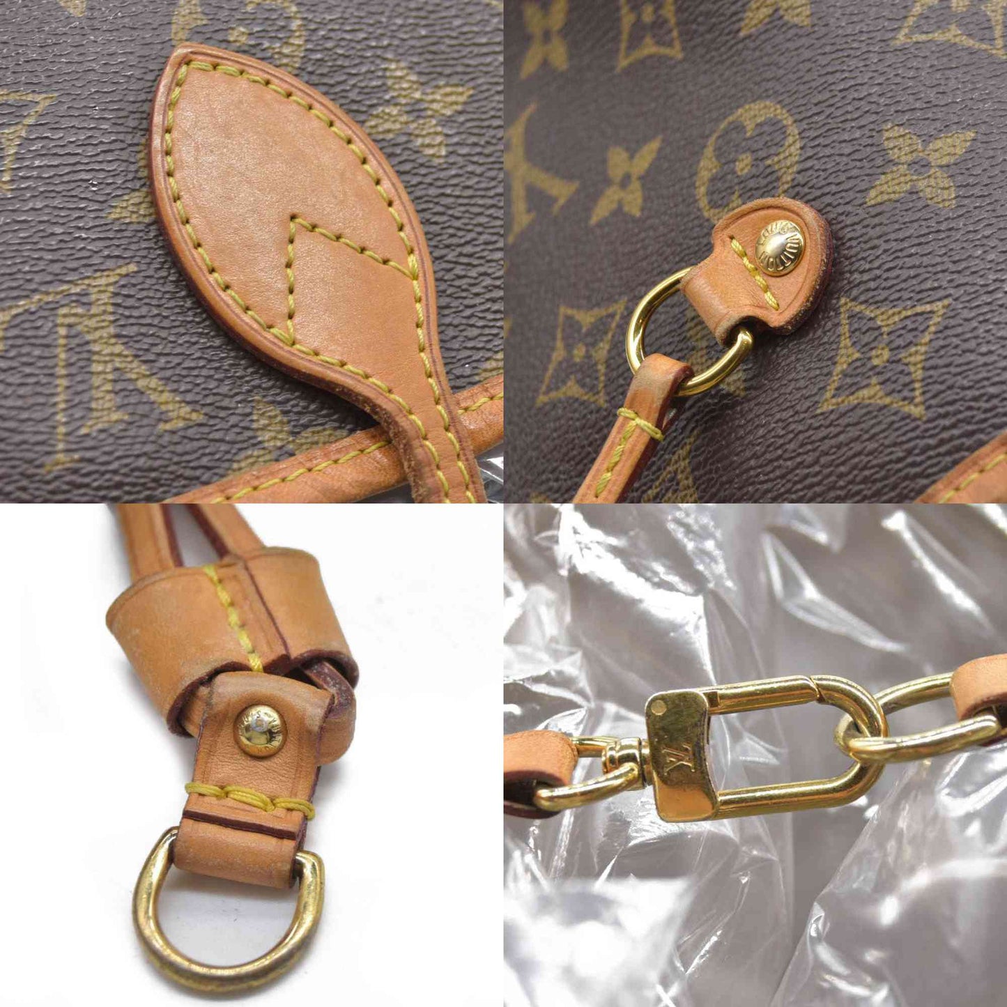 $2170 Louis Vuitton Monogram Neverfull MM SD2166