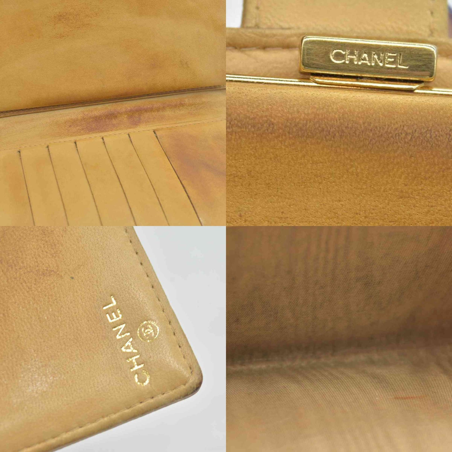 $875 Chanel Wallet Purse Coin purse COCO Beige CONSIGNMENT