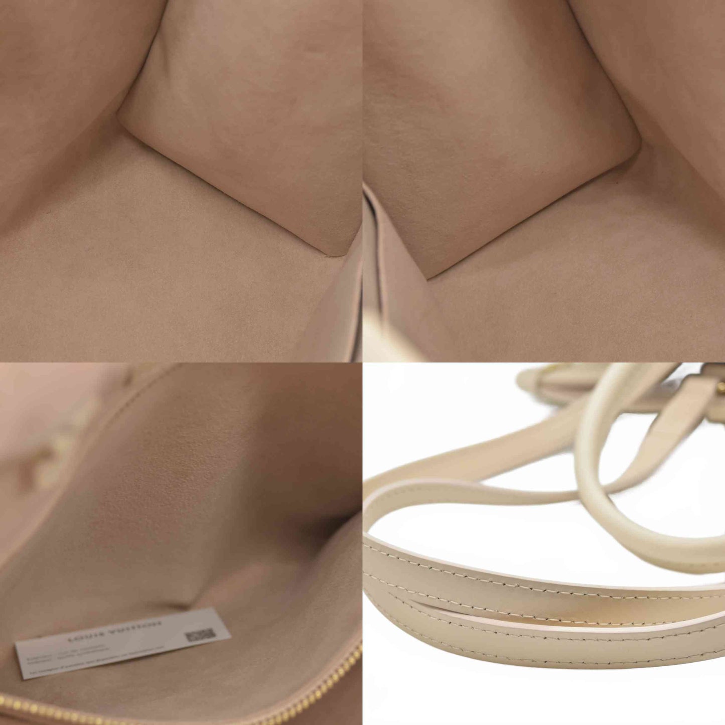 $3500 Louis Vuitton Rose Trianon/Creme Monogram Giant Empreinte Leather Onthego MM Bag