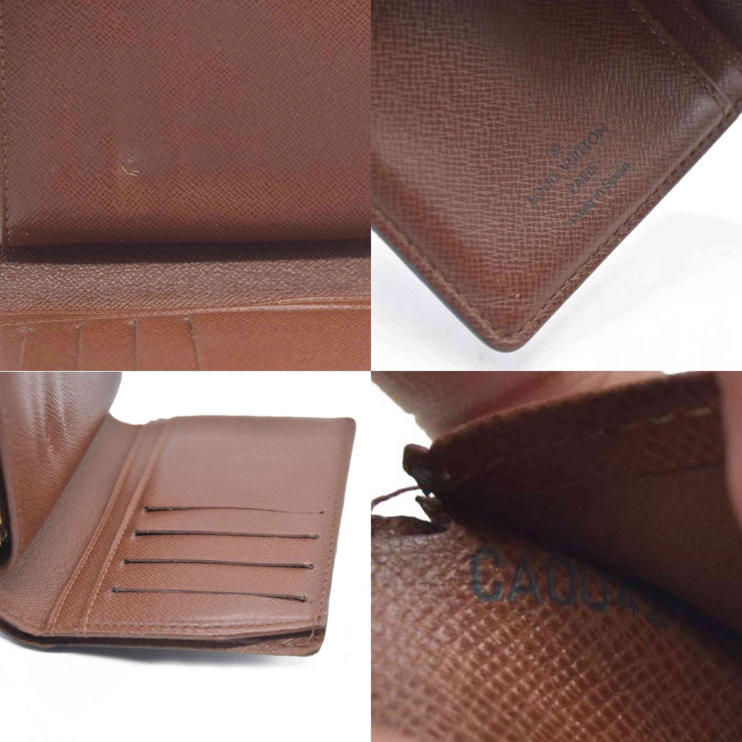 AUCTION $750  Louis Vuitton  Monogram French Purse Wallet CA0042