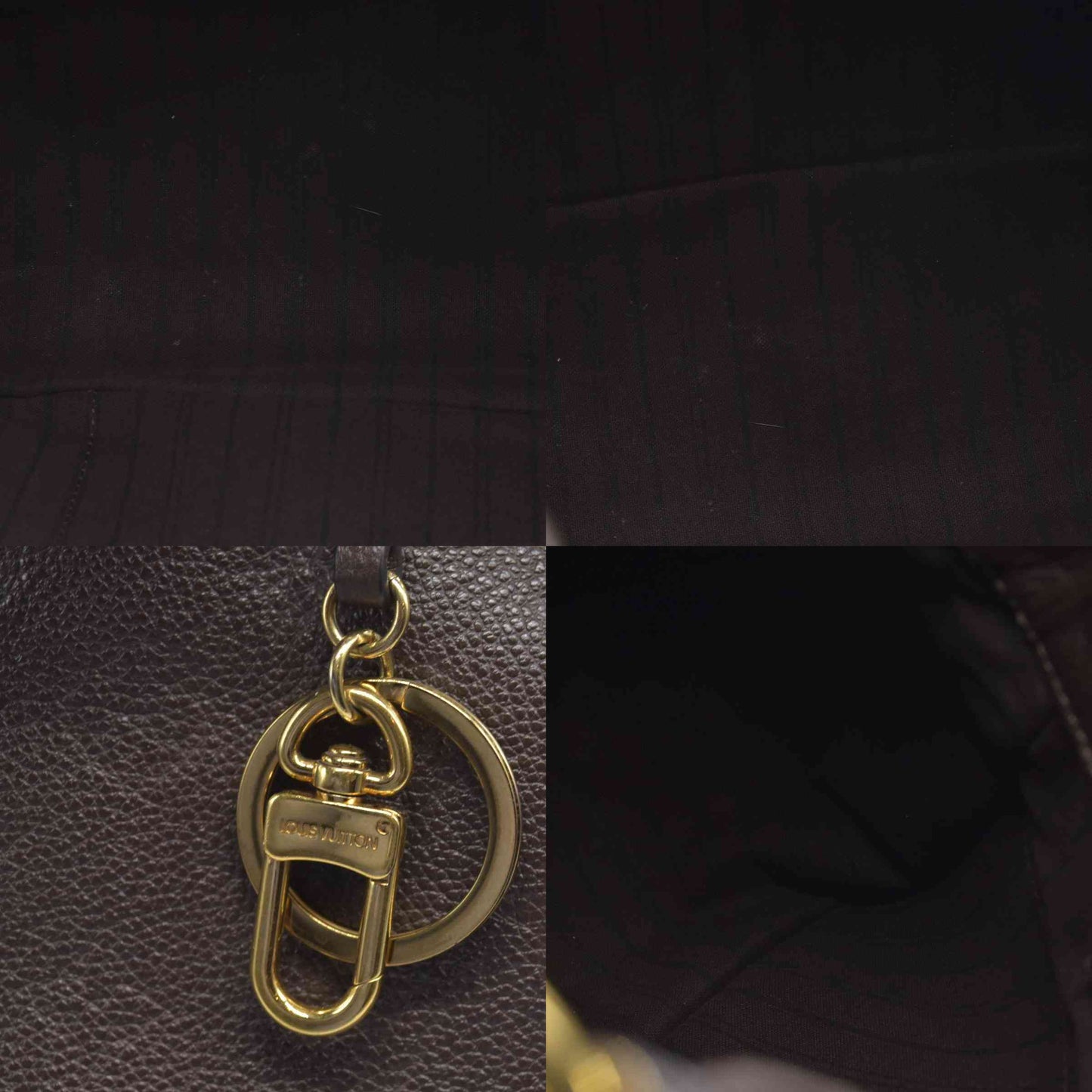 $3800 2015 Louis Vuitton Terre Monogram Empreinte Artsy MM CA0145