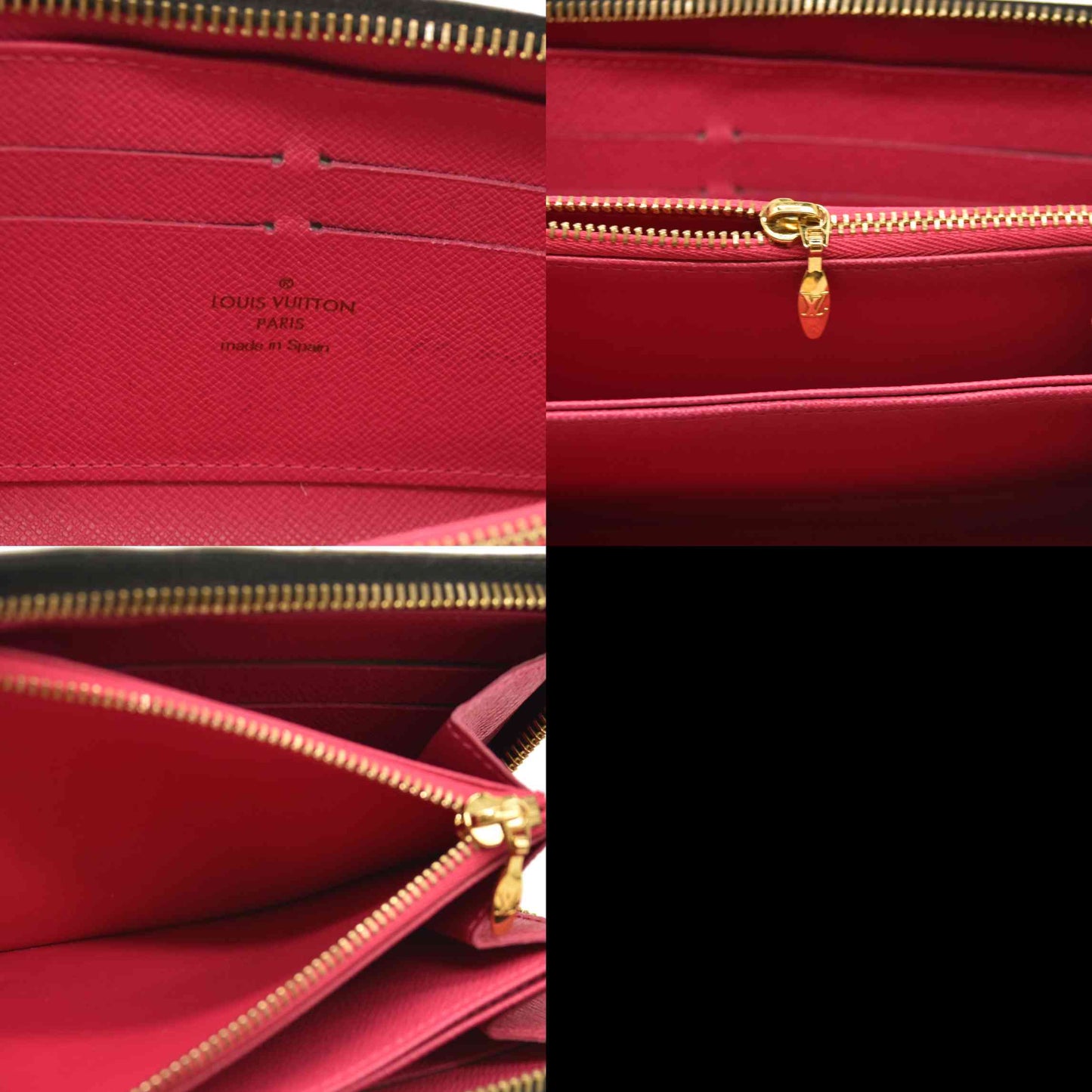 Louis Vuitton  Monogram Multicolor Murakami Zippy Wallet Black Fuchsia