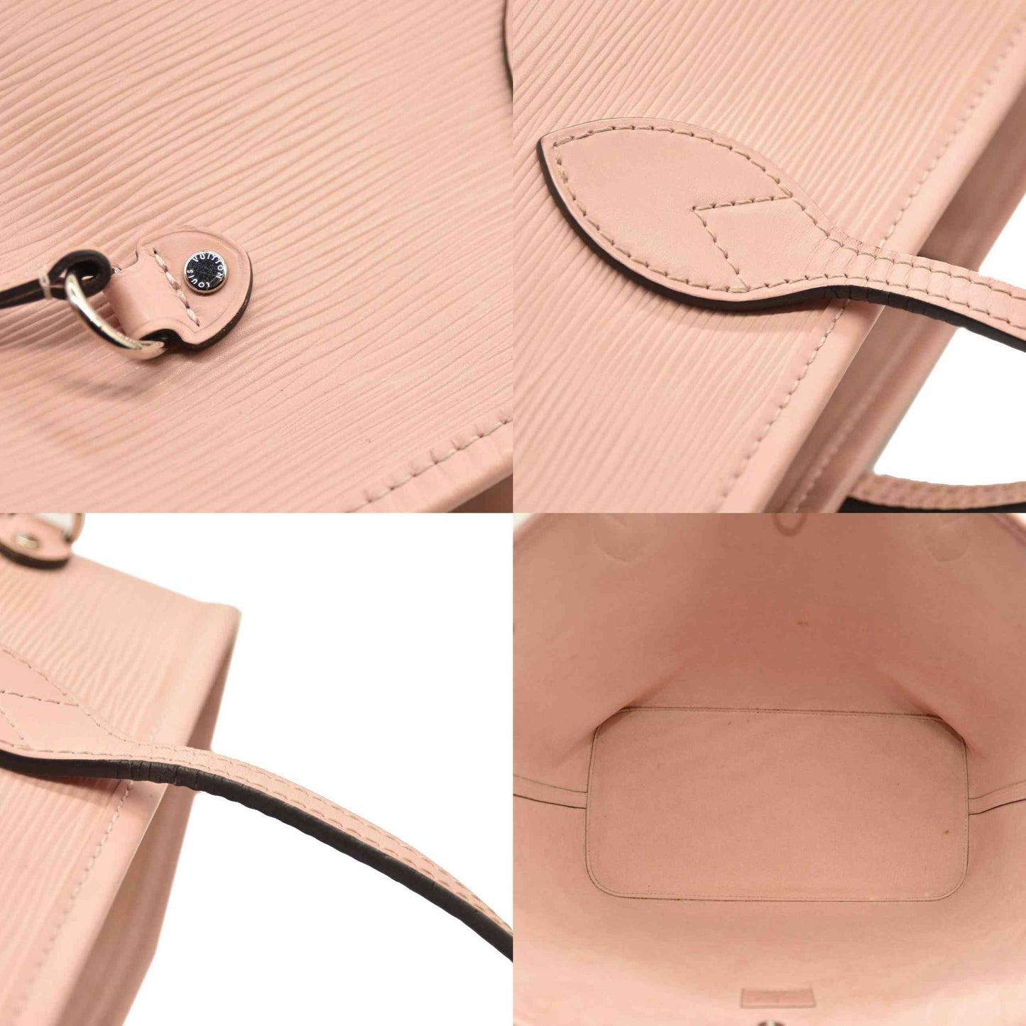 LOUIS VUITTON Epi Neverfull MM Rose Ballerine