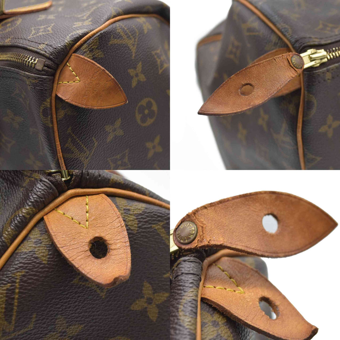 $1550 Louis Vuitton Monogram Speedy 30 SD0021