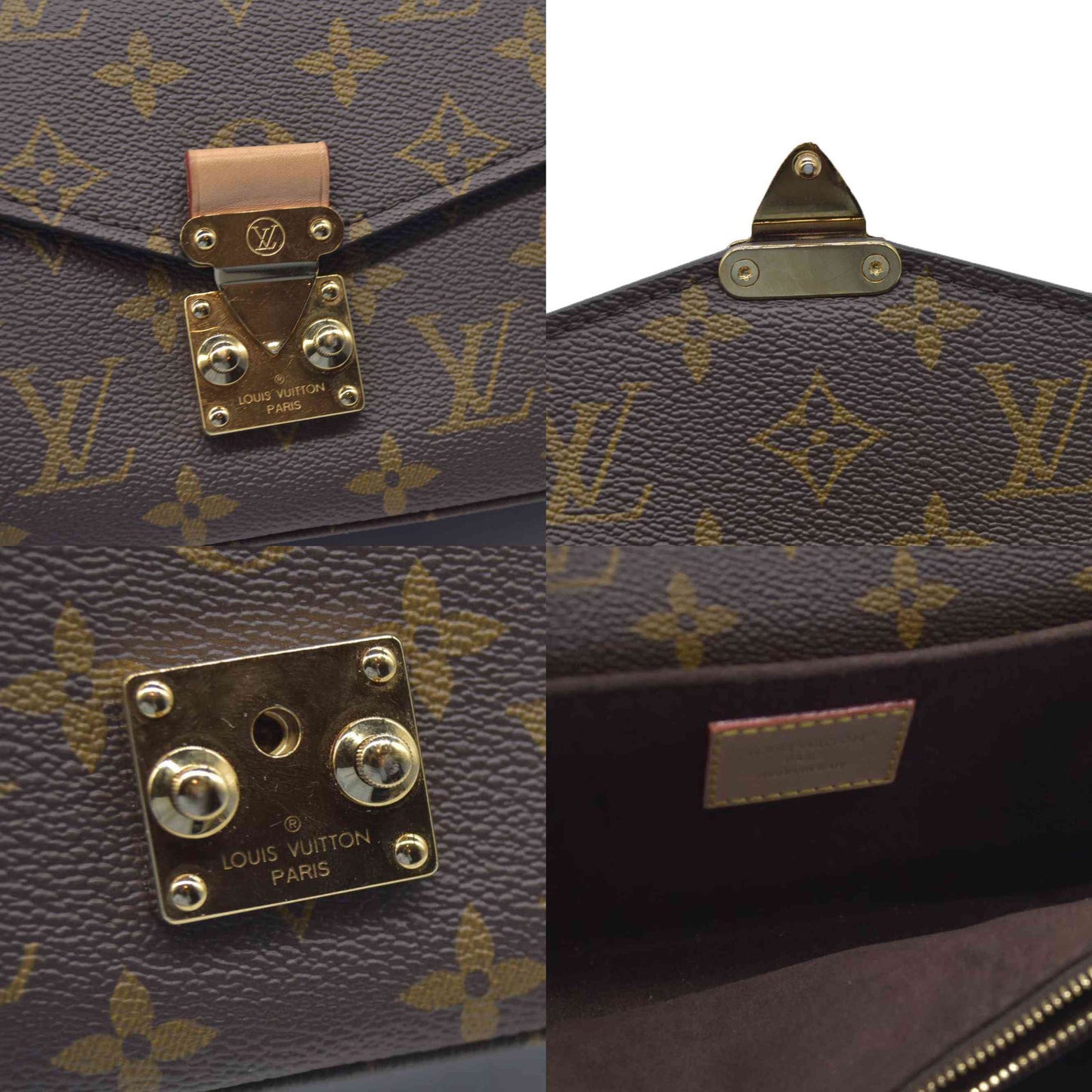 $3200 Louis Vuitton Monogram Pochette Métis East West