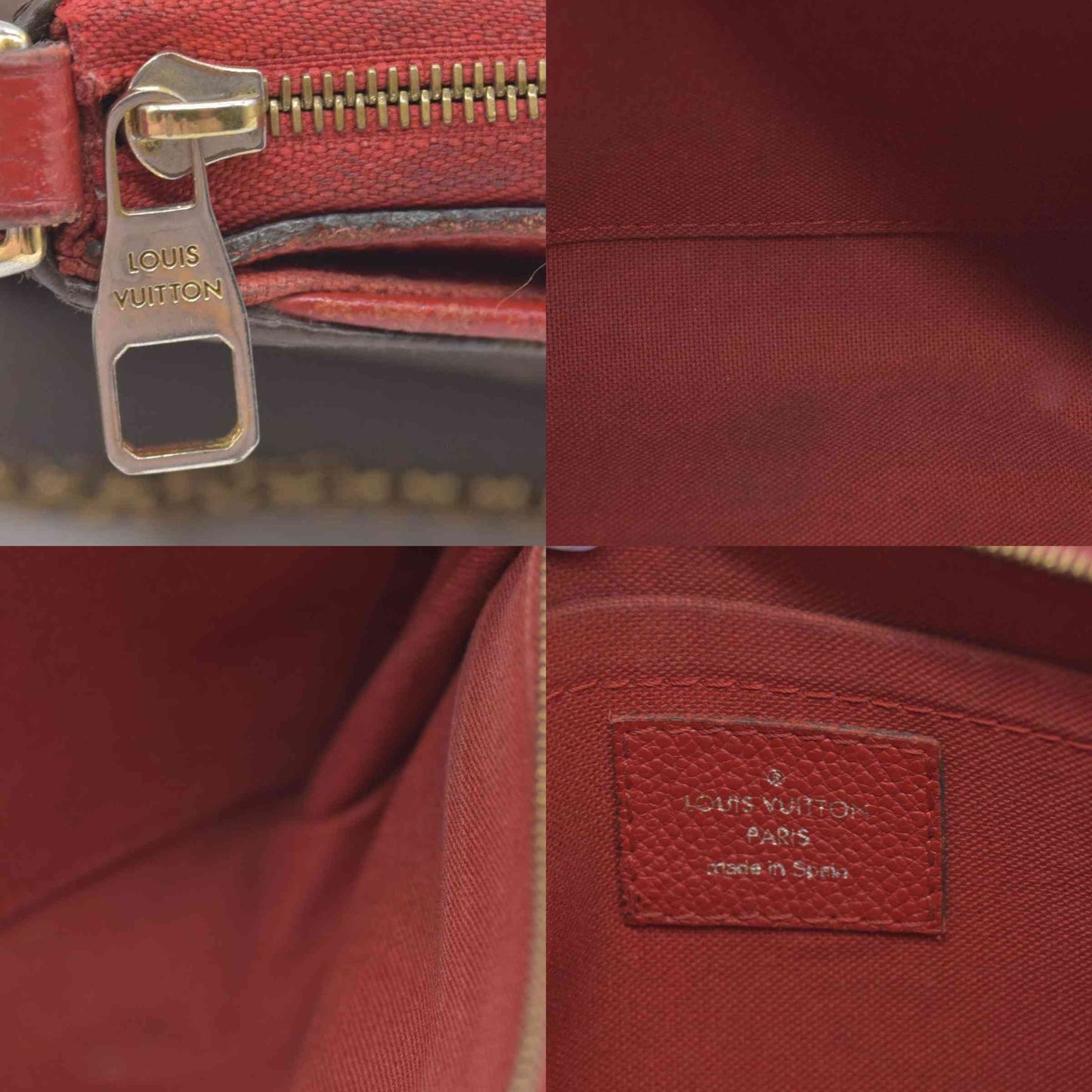 $1550 2016 Louis Vuitton Monogram Pallas Clutch Poppy GI0186