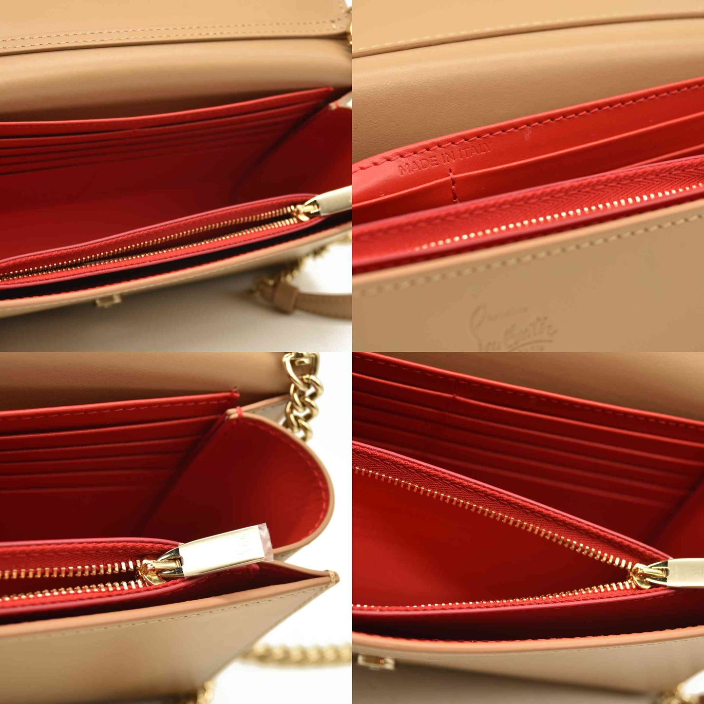 Christian Louboutin Paloma Suede Loubinthesky Lionne Crossbody Clutch