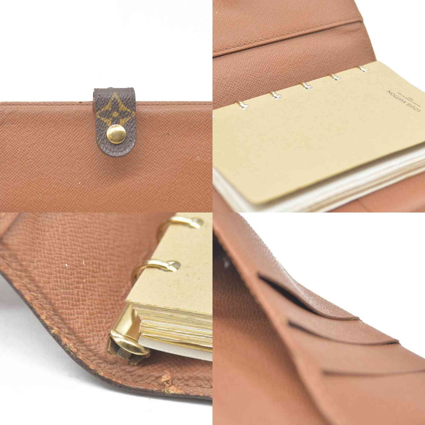 Louis Vuitton Monogram Agenda PM Notebook Cover Brown CA0938