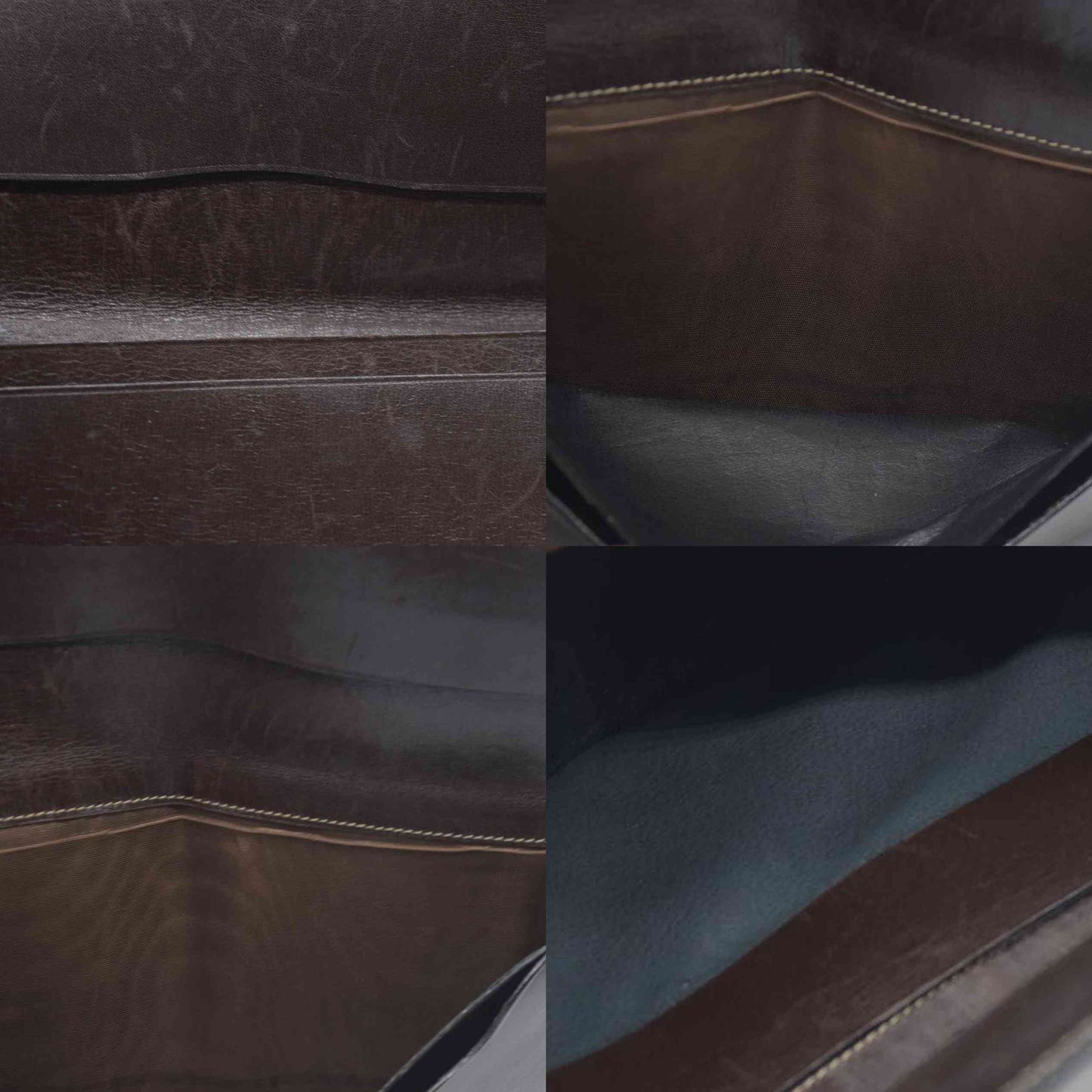 CELINE Wallet Long C Macadam Horse Carriage Leather Canvas Brown