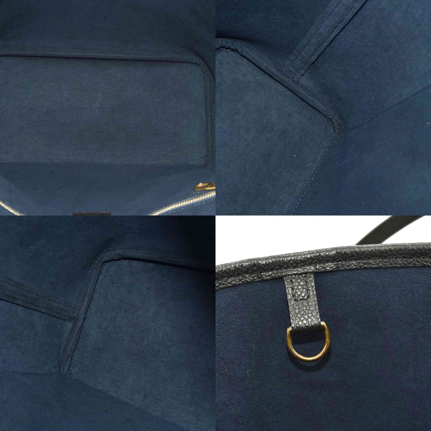 LOUIS VUITTON Empreinte Monogram Giant Neverfull MM Black