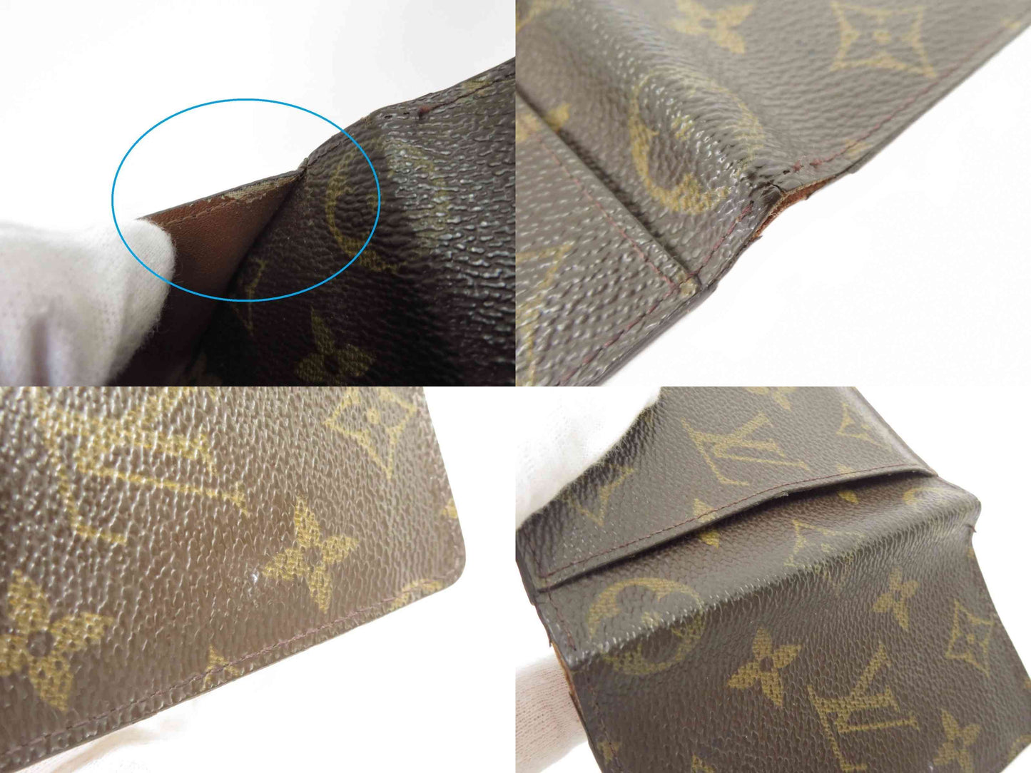 Authentic LOUIS VUITTON Monogram Pocket Organizer de Poche Card Case F#50764