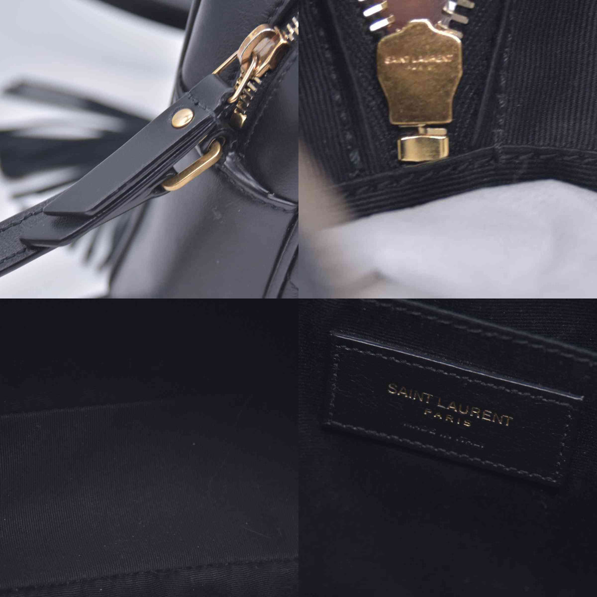 $1710 Saint Laurent Chevron Lou Camera Medium