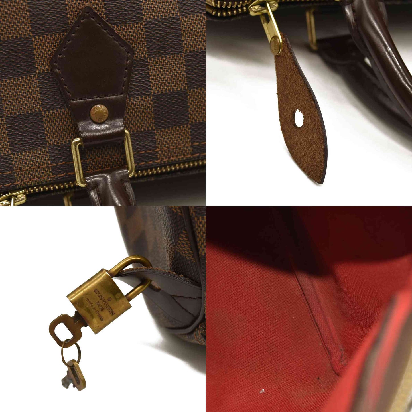 LOUIS VUITTON  Damier Ebene Speedy 25