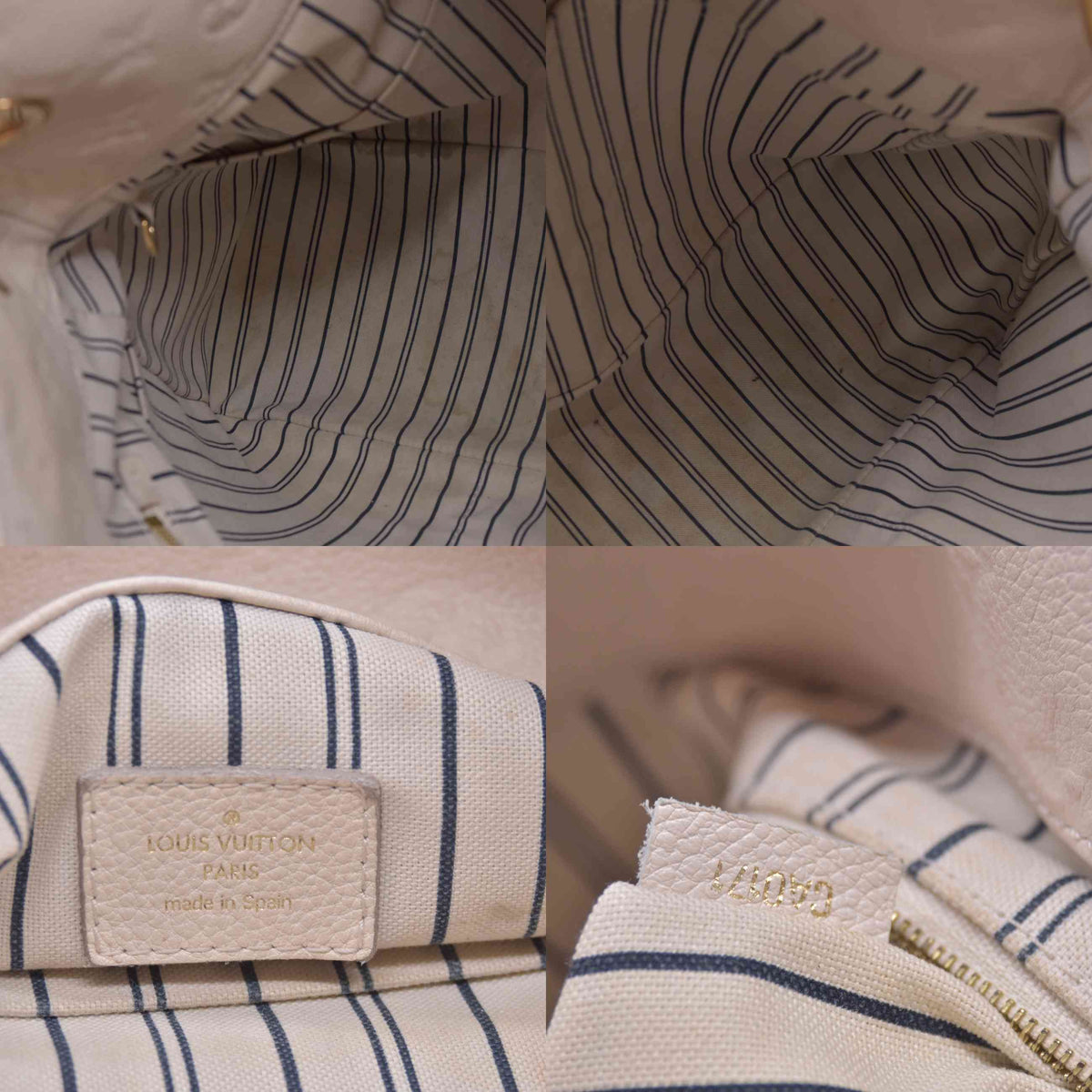 $3800 2011 Louis Vuitton Empreinte Artsy MM Neige CA0171 10020844