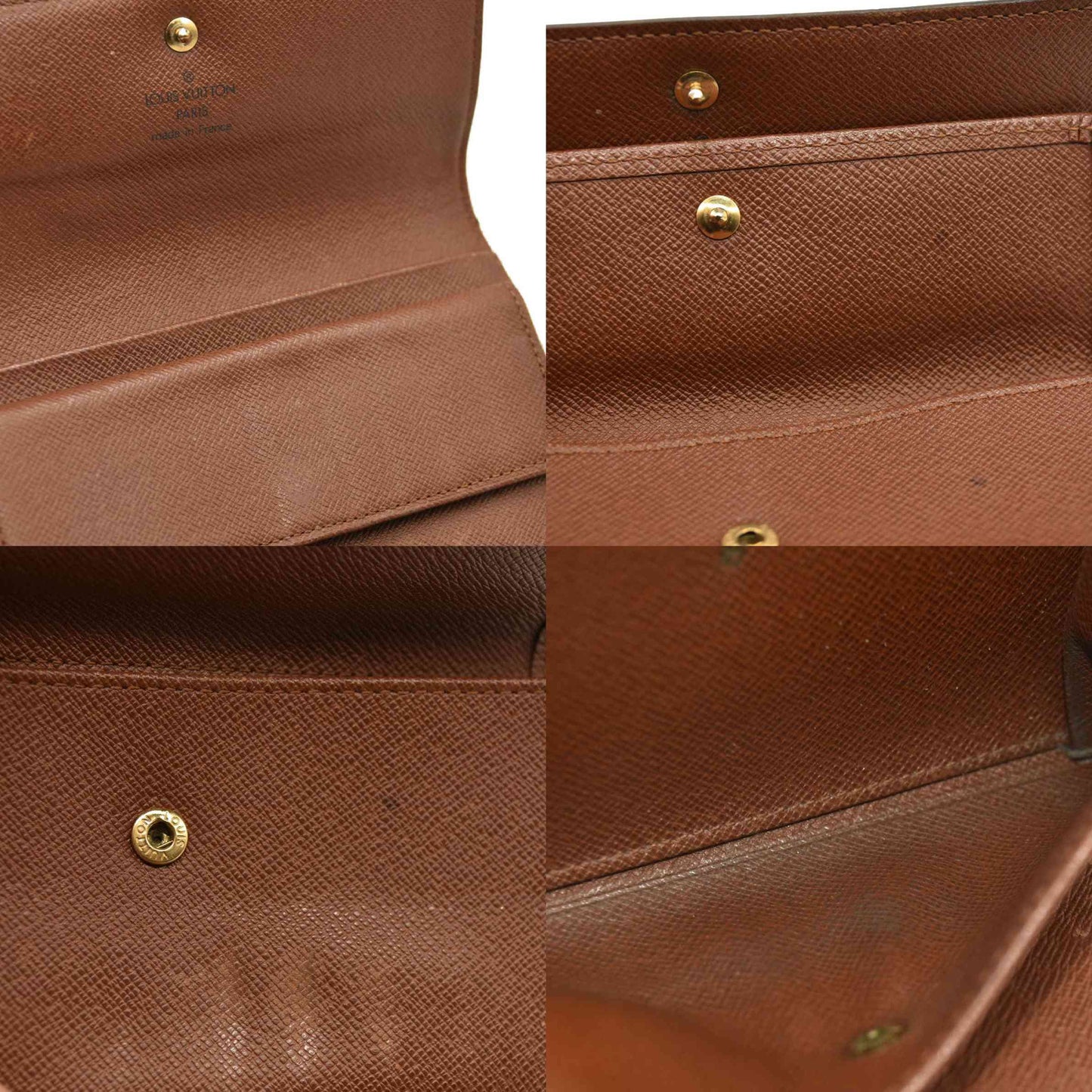 Louis Vuitton  Monogram Porte Tresor Etui Papiers Wallet SP0023