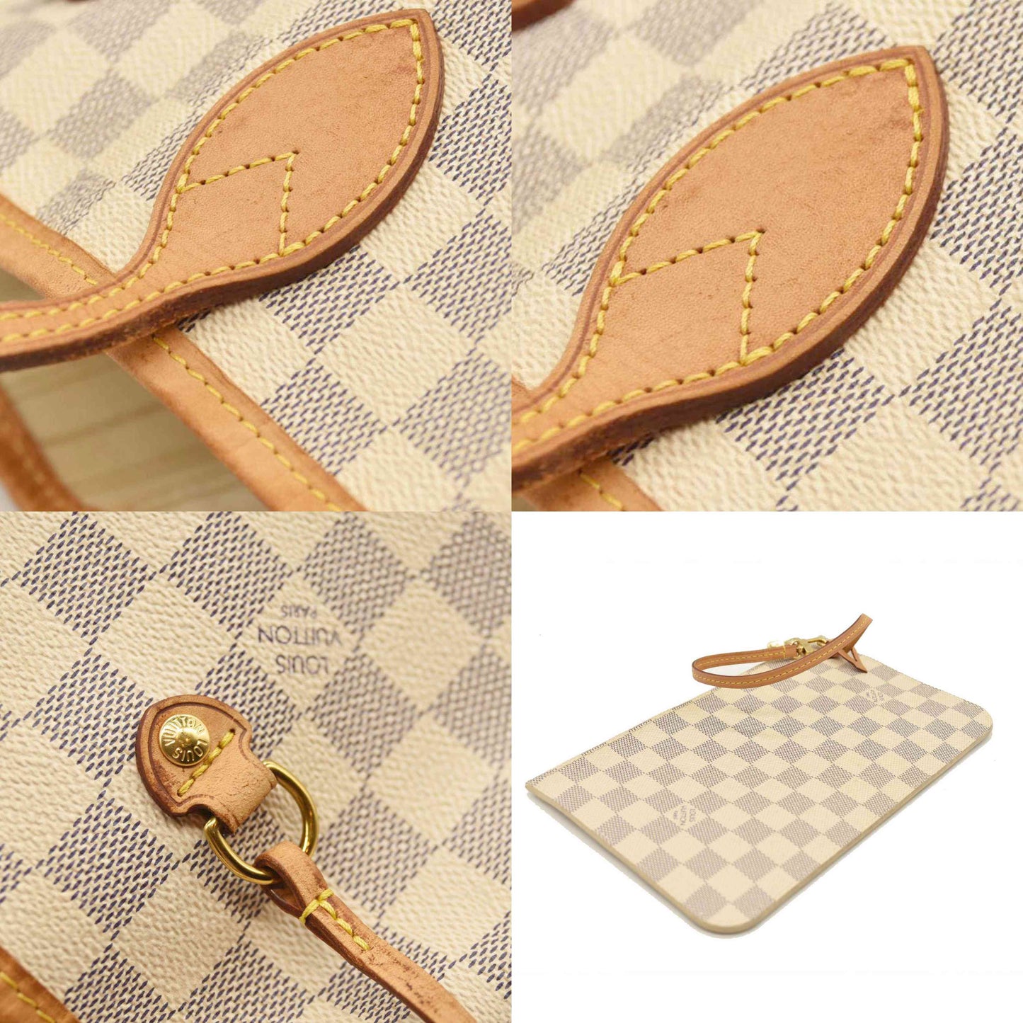 LOUIS VUITTON  Damier Azur Neverfull MM AR0188