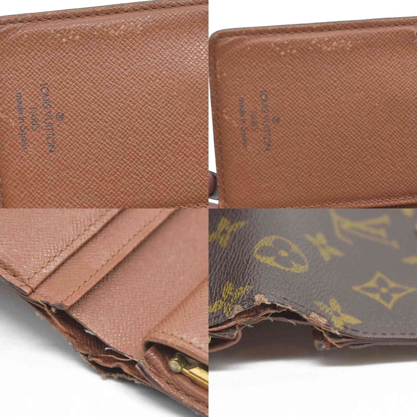 AUCTION $750 Louis Vuitton  Monogram French Purse Wallet