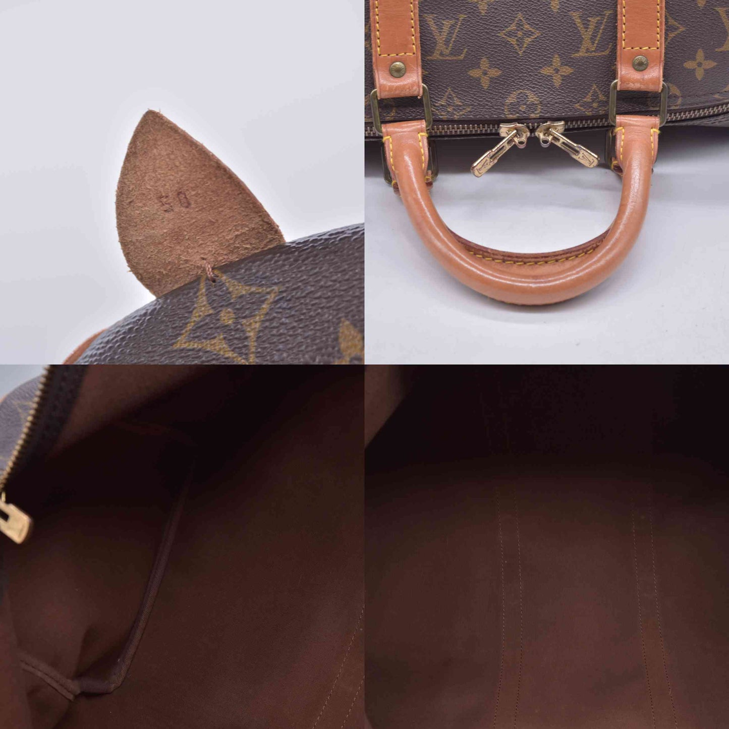 $1440 1988 Louis Vuitton Monogram Keepall 50 VI882