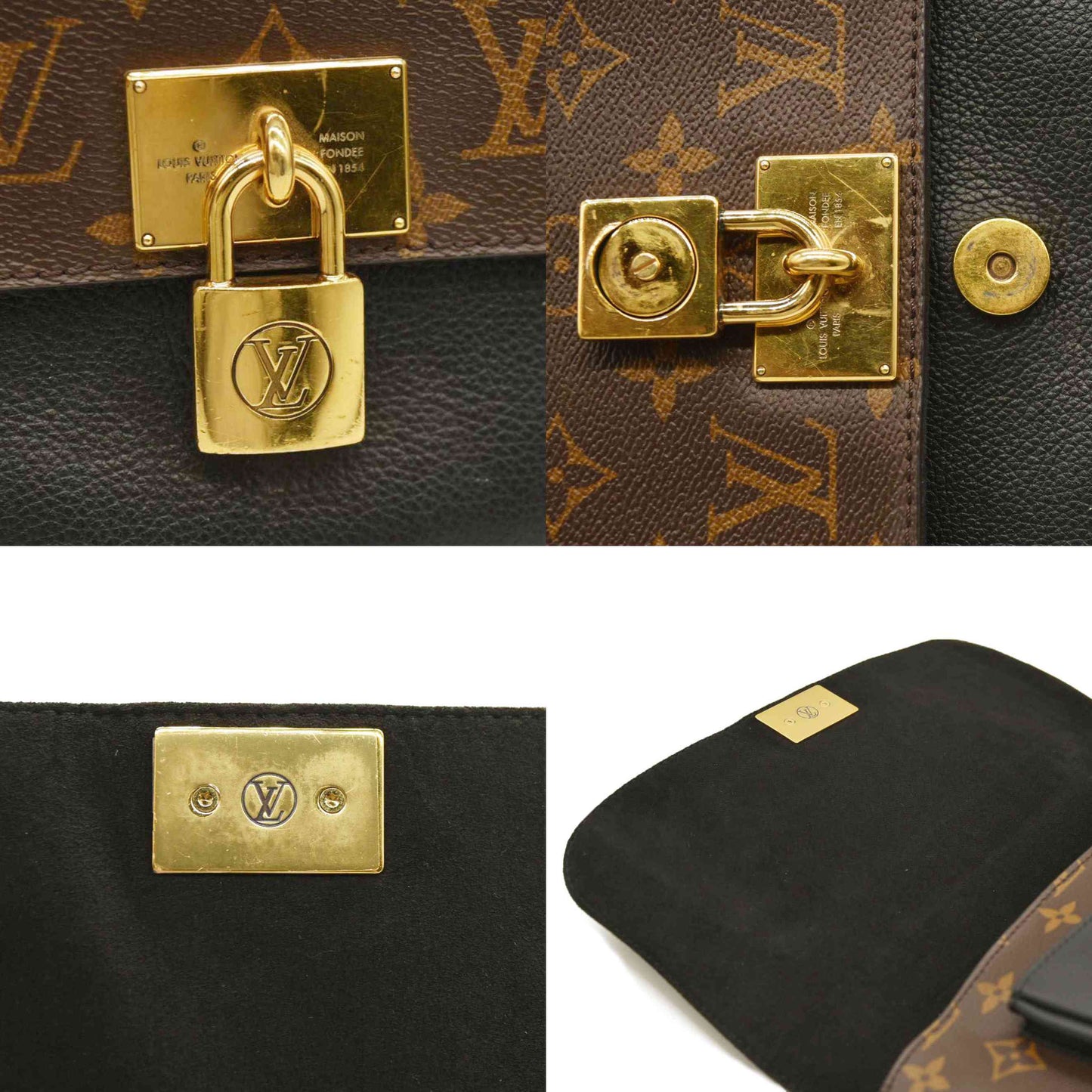 LOUIS VUITTON  Monogram Marignan Black