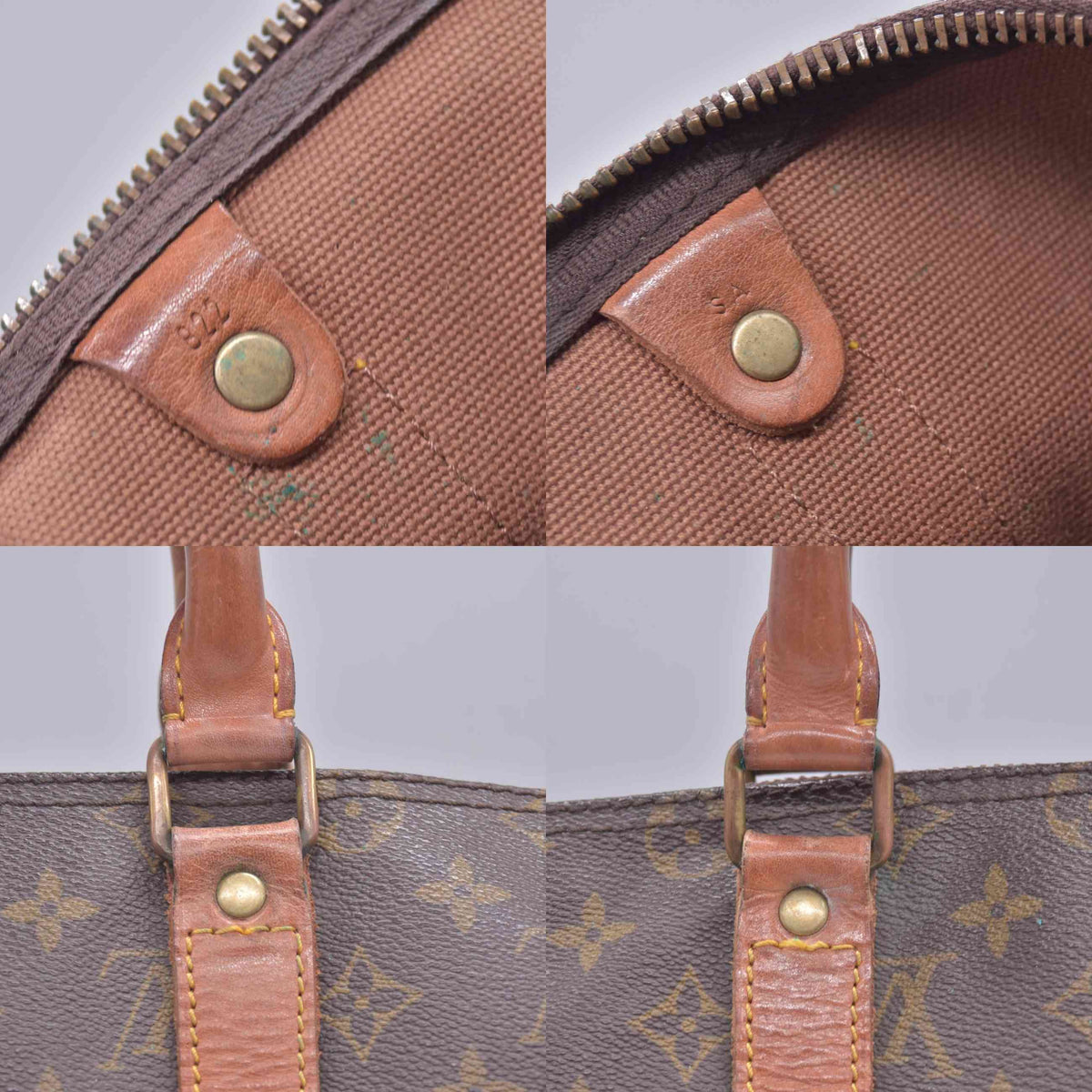 $1440 1982 Louis Vuitton Monogram Keepall 45 SA822 10021006