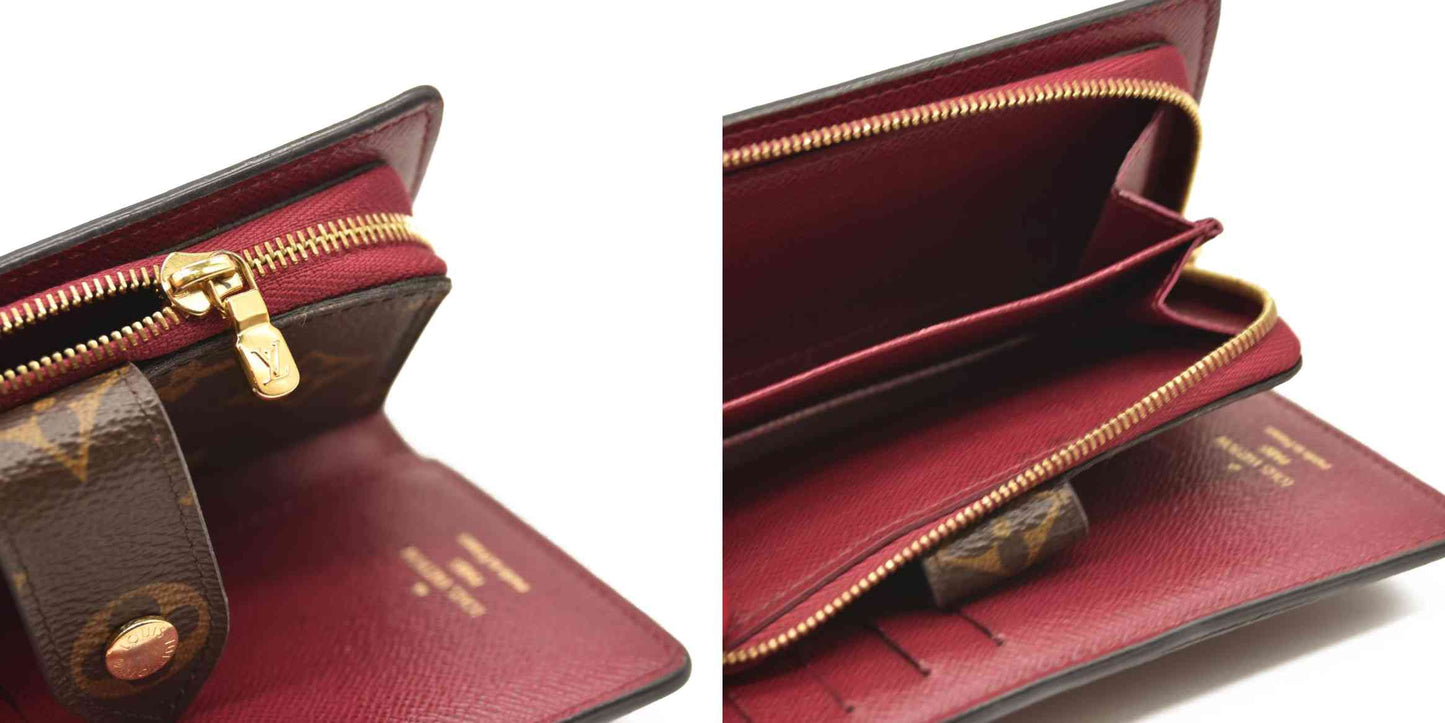 LOUIS VUITTON Monogram Juliette Wallet Fuchsia SP0271