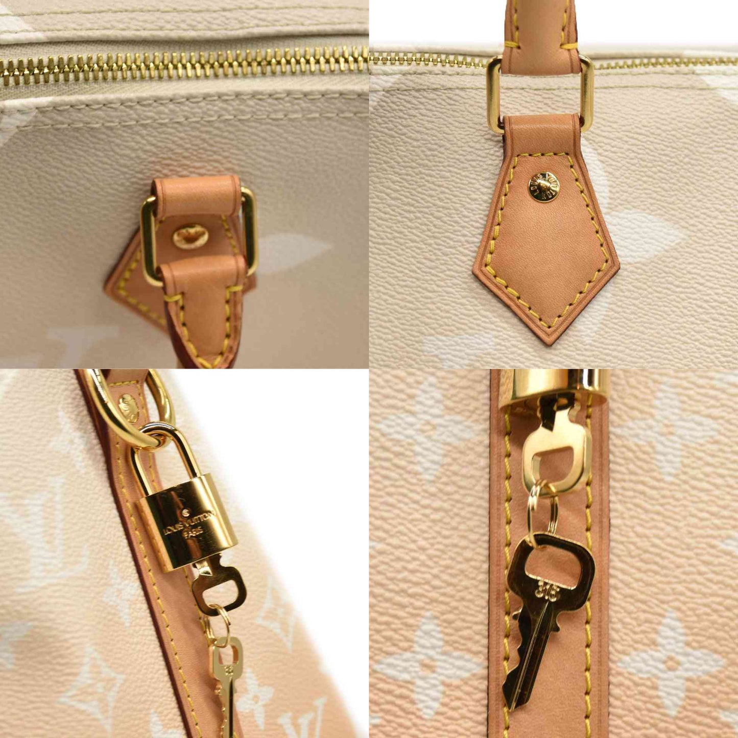 Louis Vuitton  Monogram Giant By The Pool Speedy Bandouliere 25 Brume