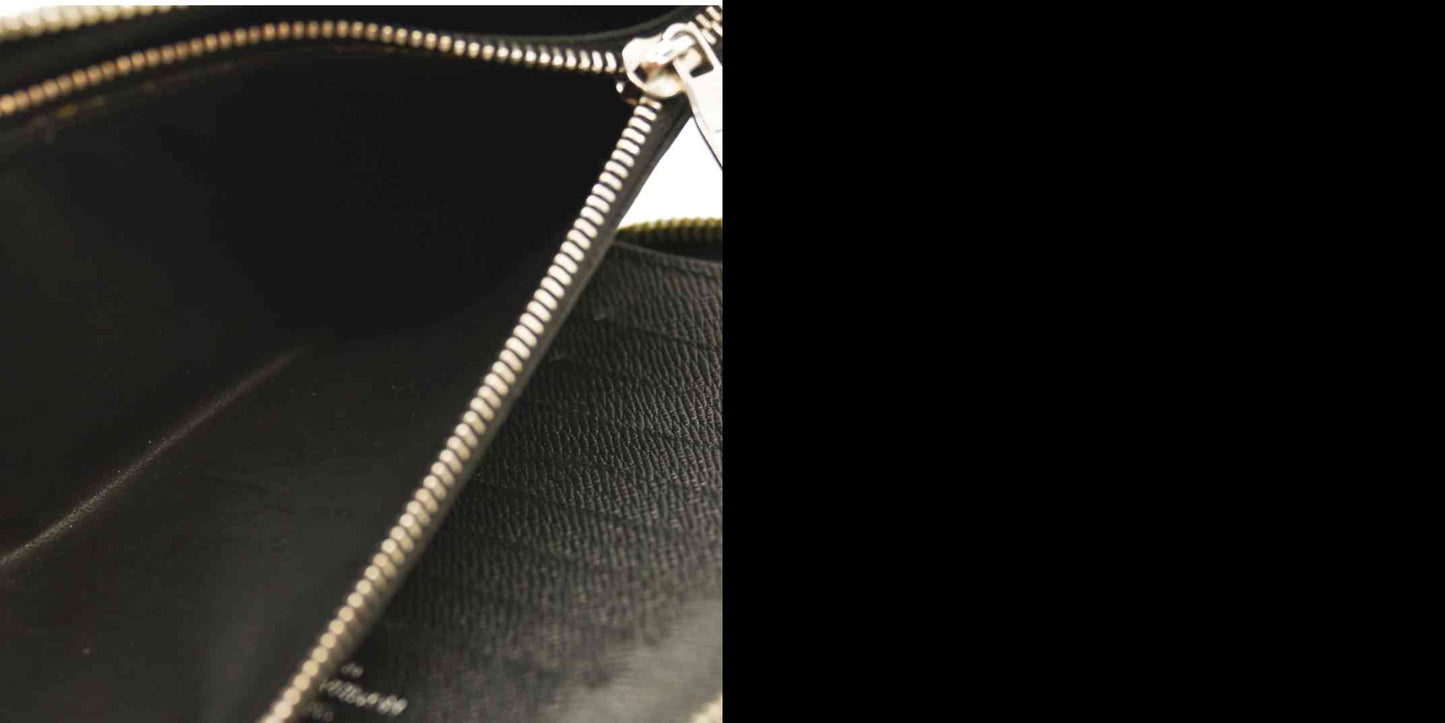 Louis Vuitton  Monogram Macassar Vertical Zippy Wallet