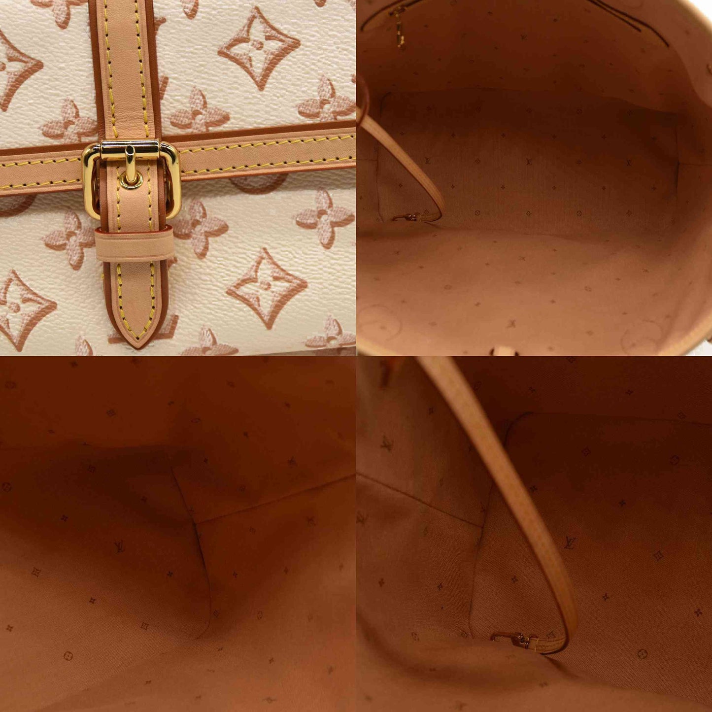 Louis Vuitton  Monogram Fall For You Neverfull MM Beige Clair