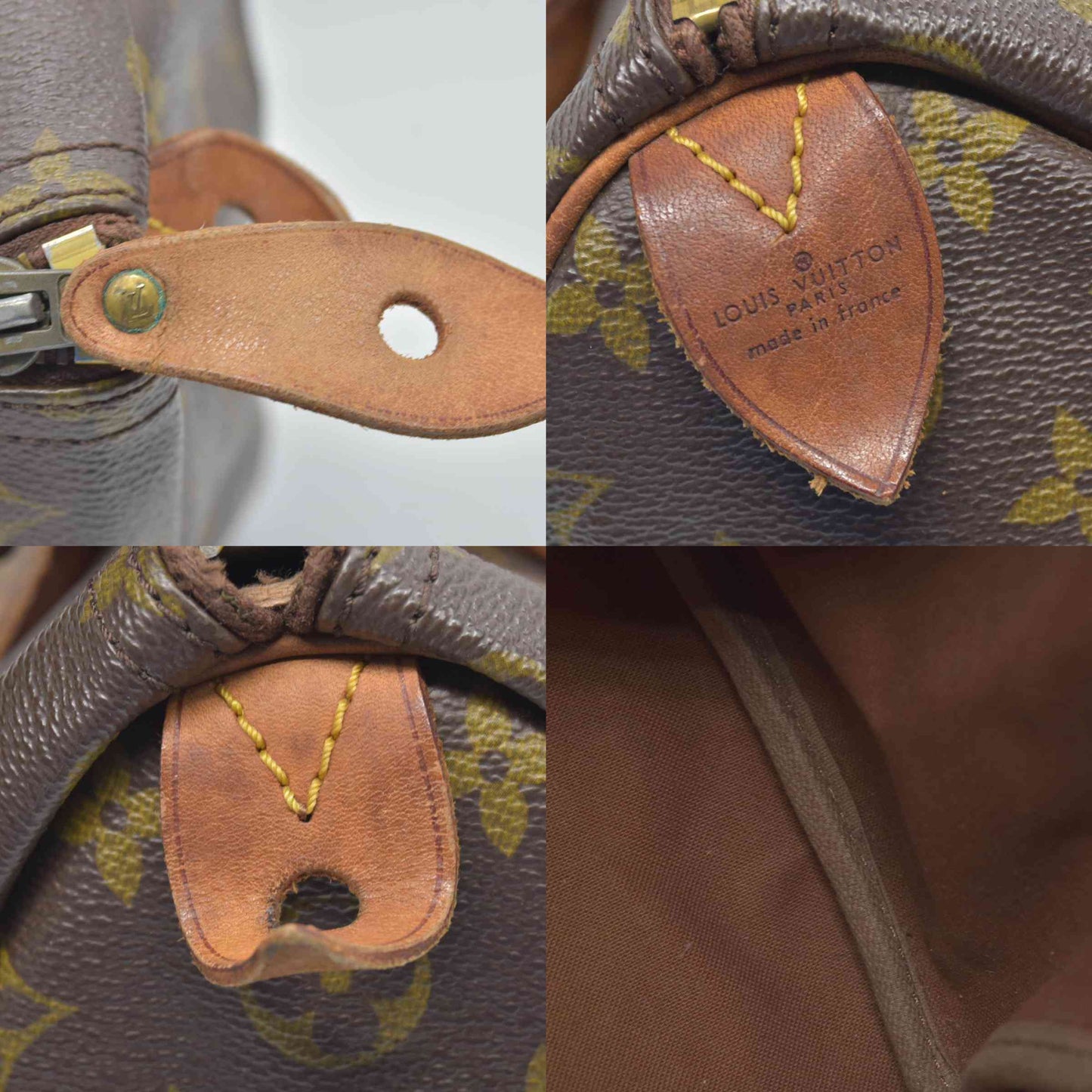 Louis Vuitton Monogram Speedy 30 SA823
