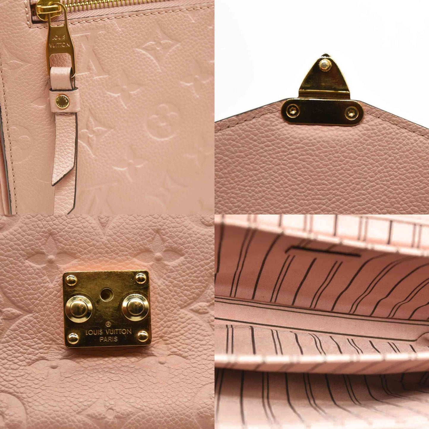 LOUIS VUITTON  Empreinte Pochette Metis Rose Poudre  DU1118