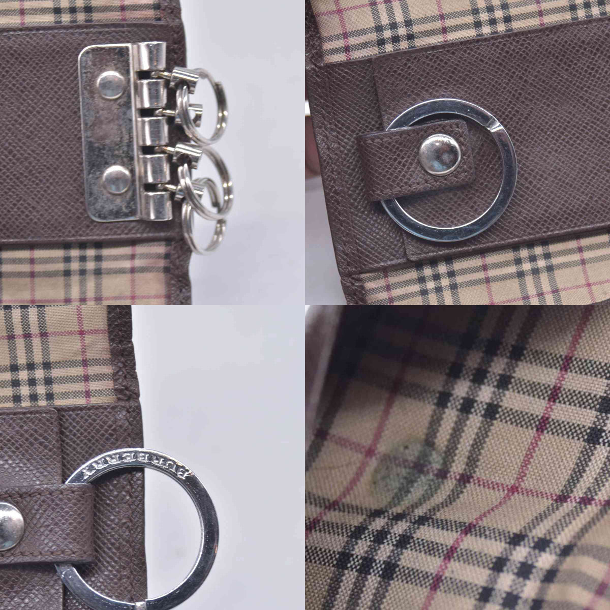 $325 Burberry Brown Key Holder  CONSIGNMENT 10021050