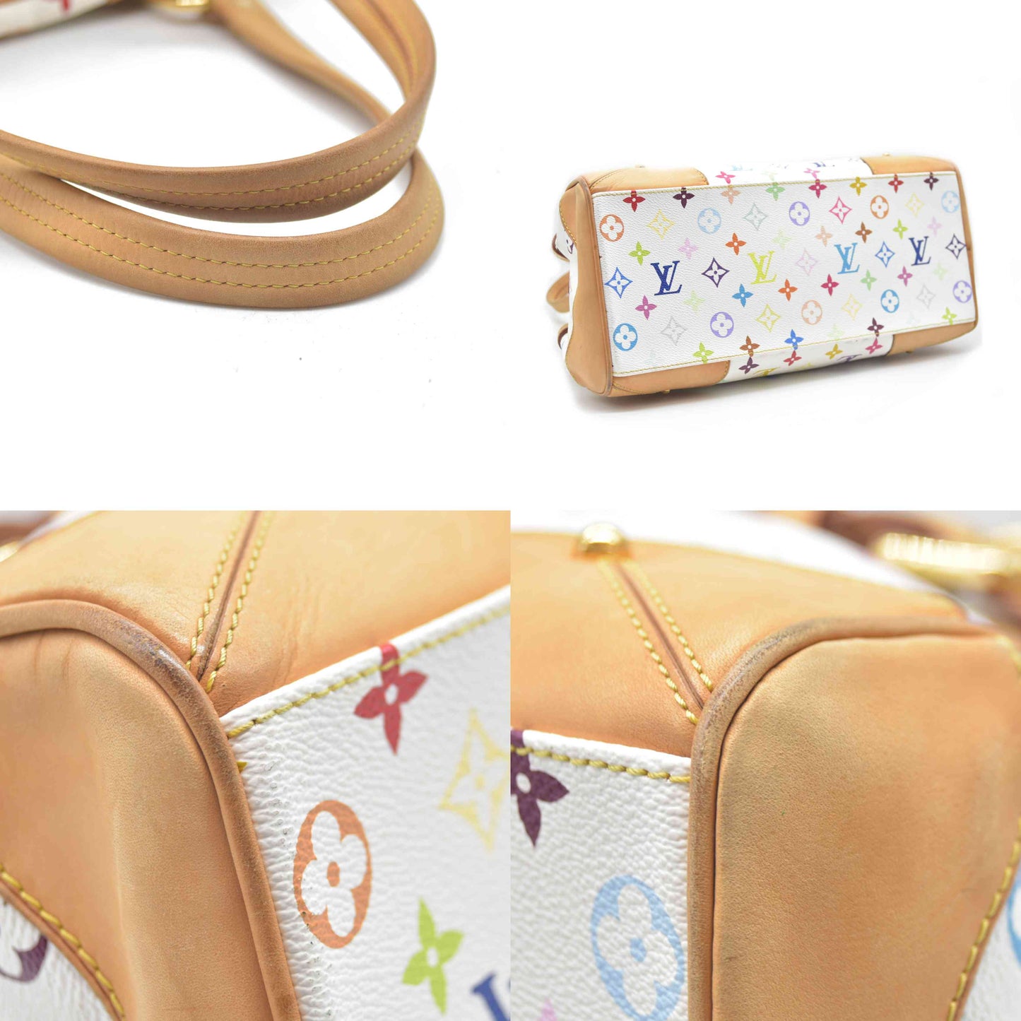 $2410 Louis Vuitton Multicolore Monogram Claudia