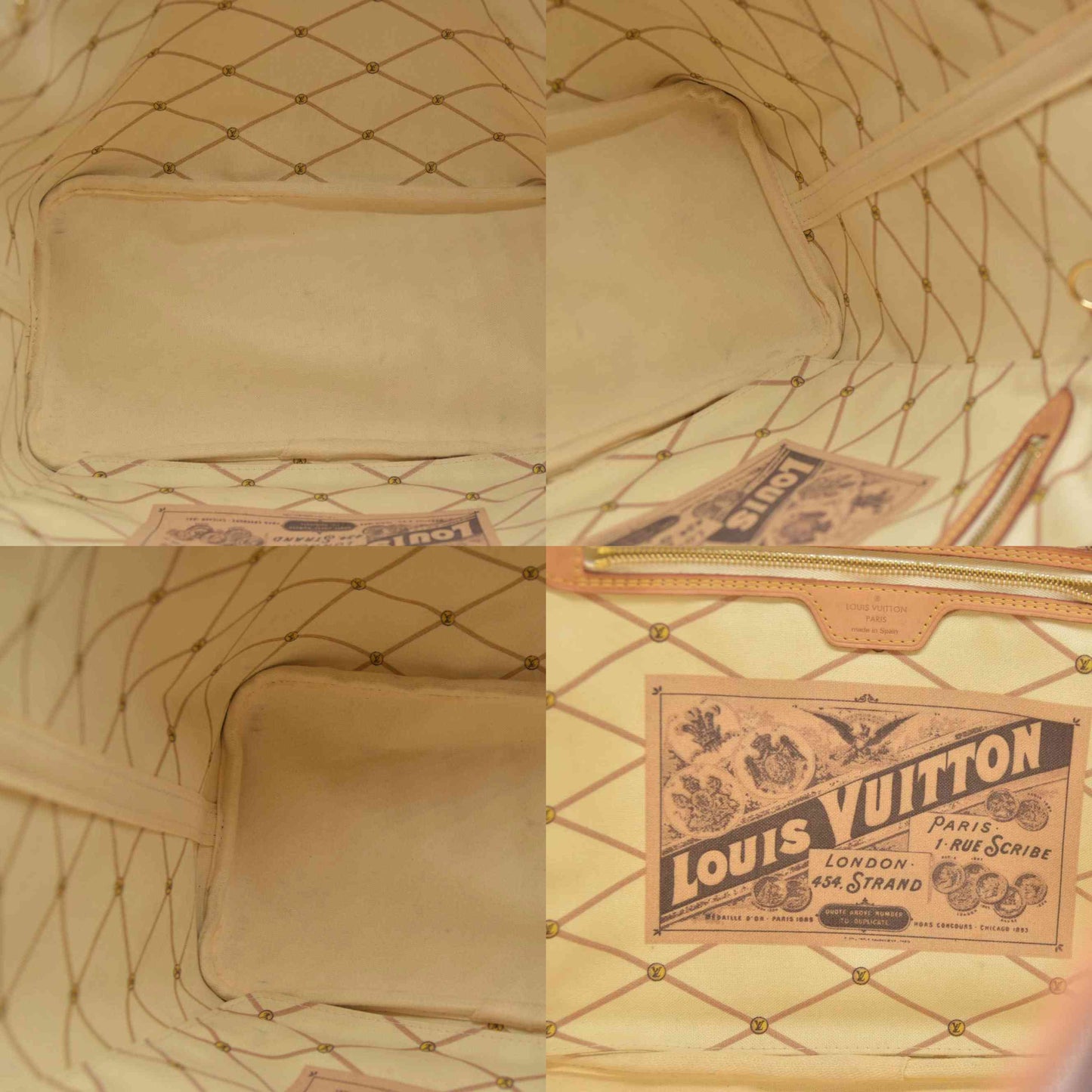 $2170 Louis Vuitton  Damier Azur Summer Trunks Neo Neverfull MM GI0168