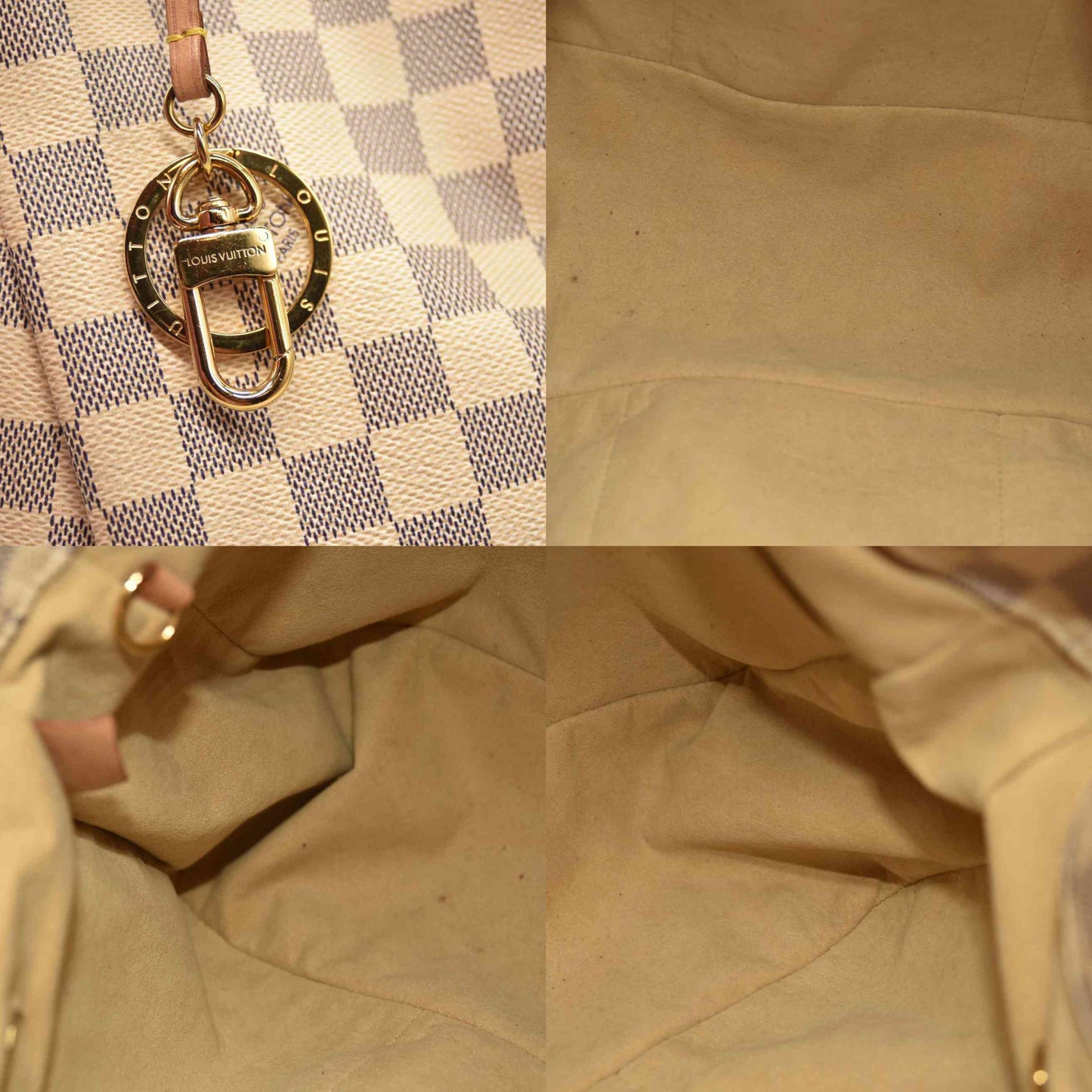 LOUIS VUITTON Damier Azur Artsy MM TX2260