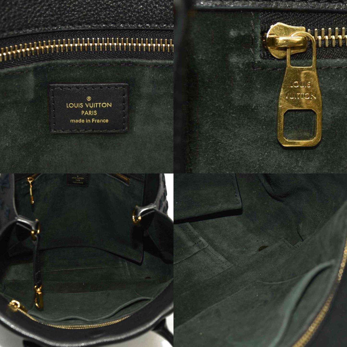 Louis Vuitton  Veau Cachemire Tote W PM Black TR0165