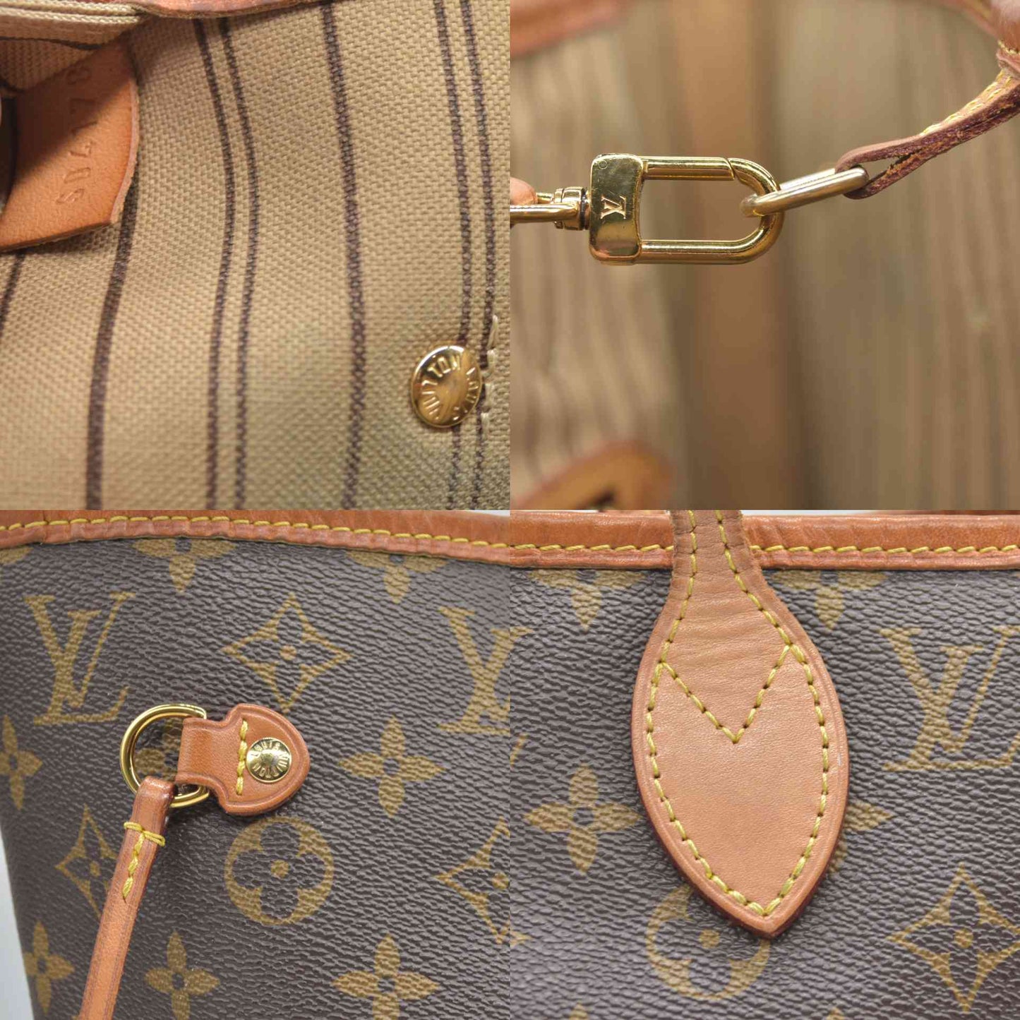 $2170 CONSIGNMENT Louis Vuitton Neverfull MM Monogram Tote 2018 SD4178