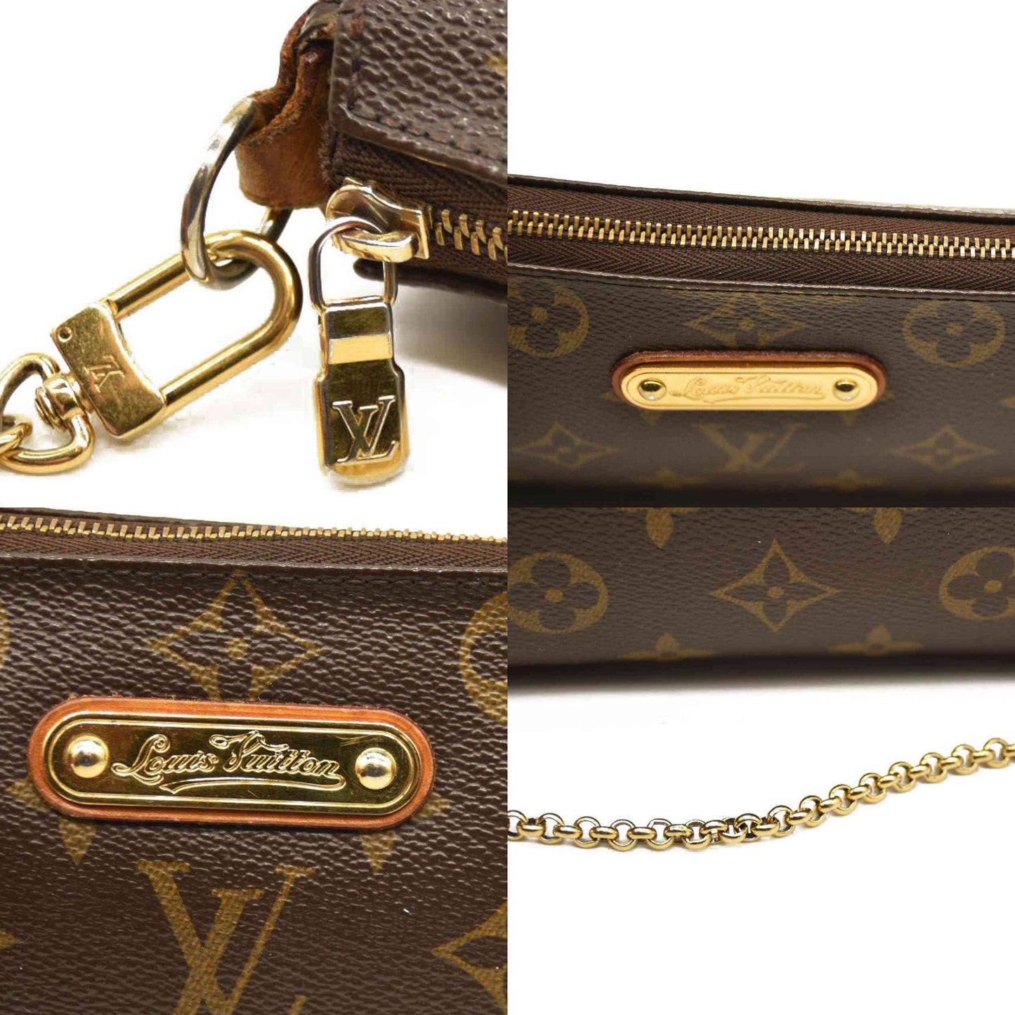 Louis Vuitton  Monogram Eva Clutch MB2154